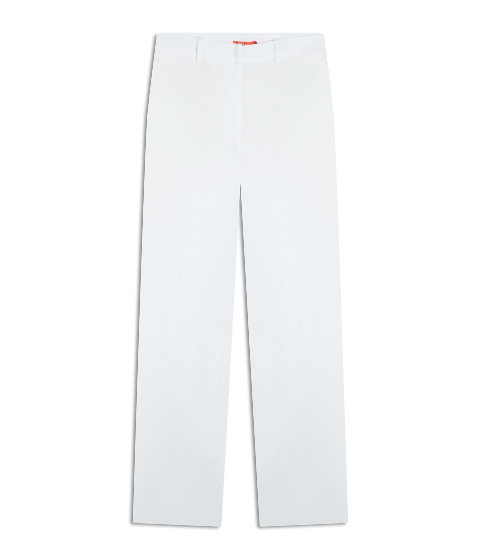 Calça Reta Puro Linho Branco