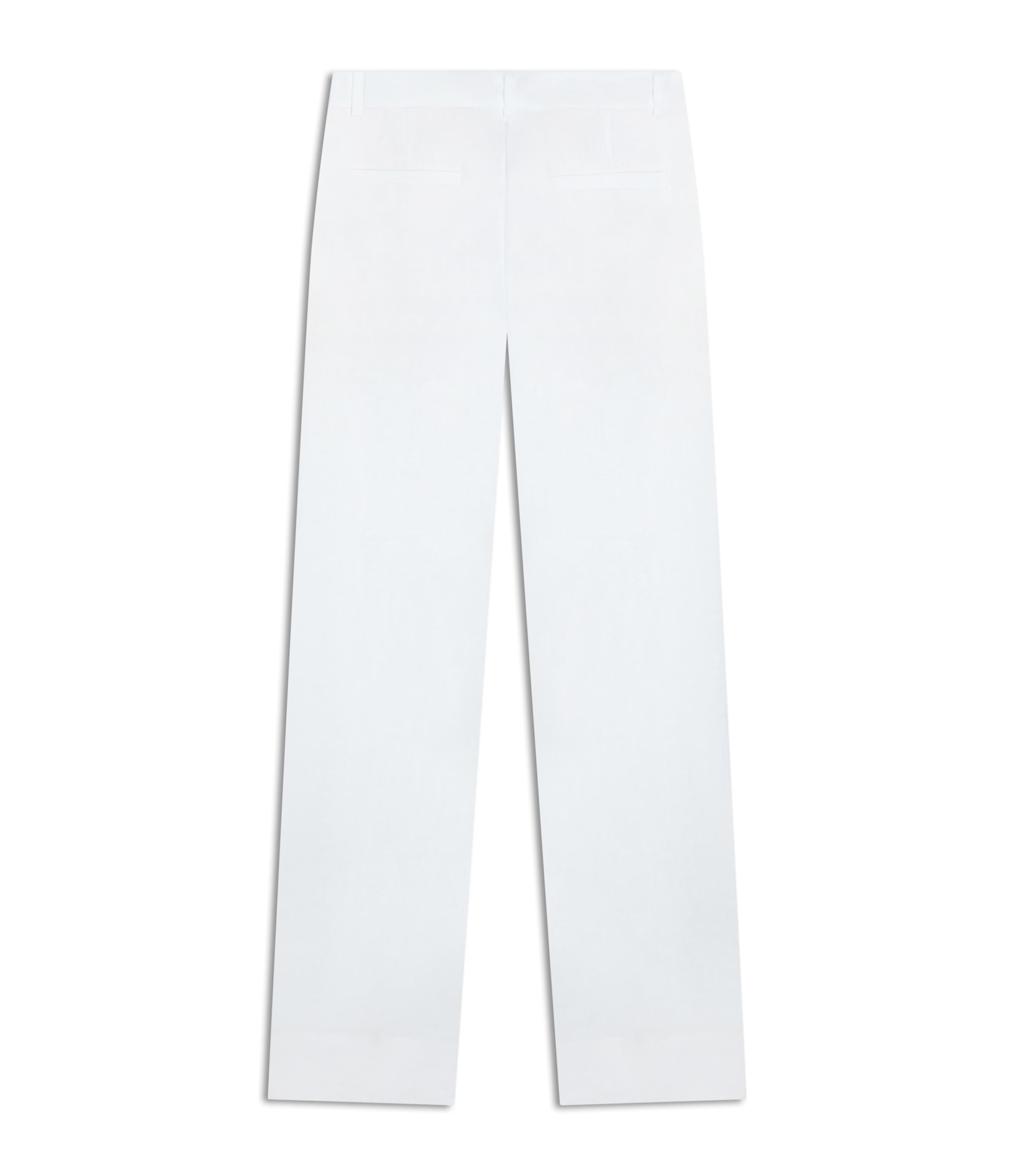 Calça Reta Puro Linho Branco