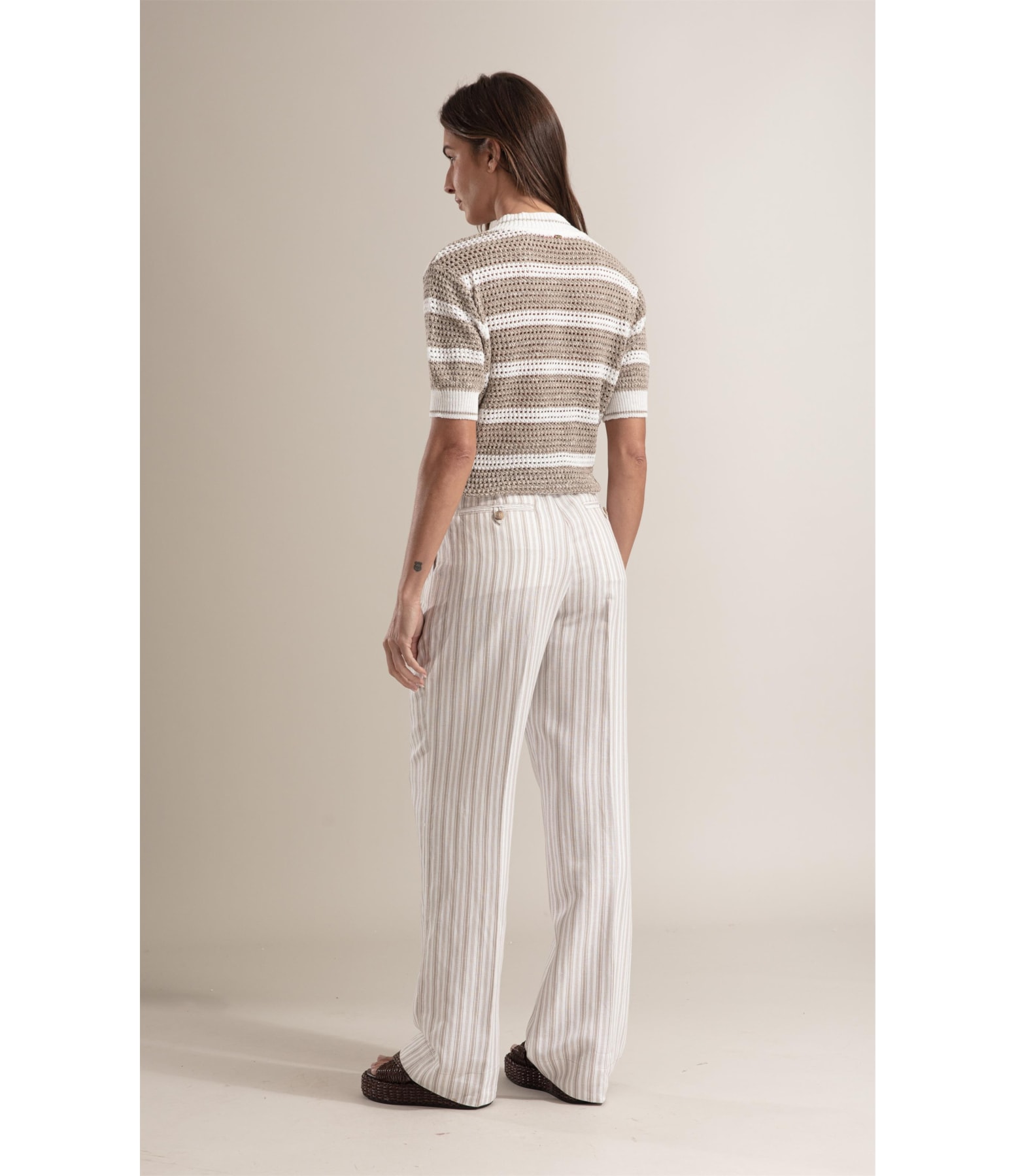 Calça Reta Tolit Linho Blend Natural