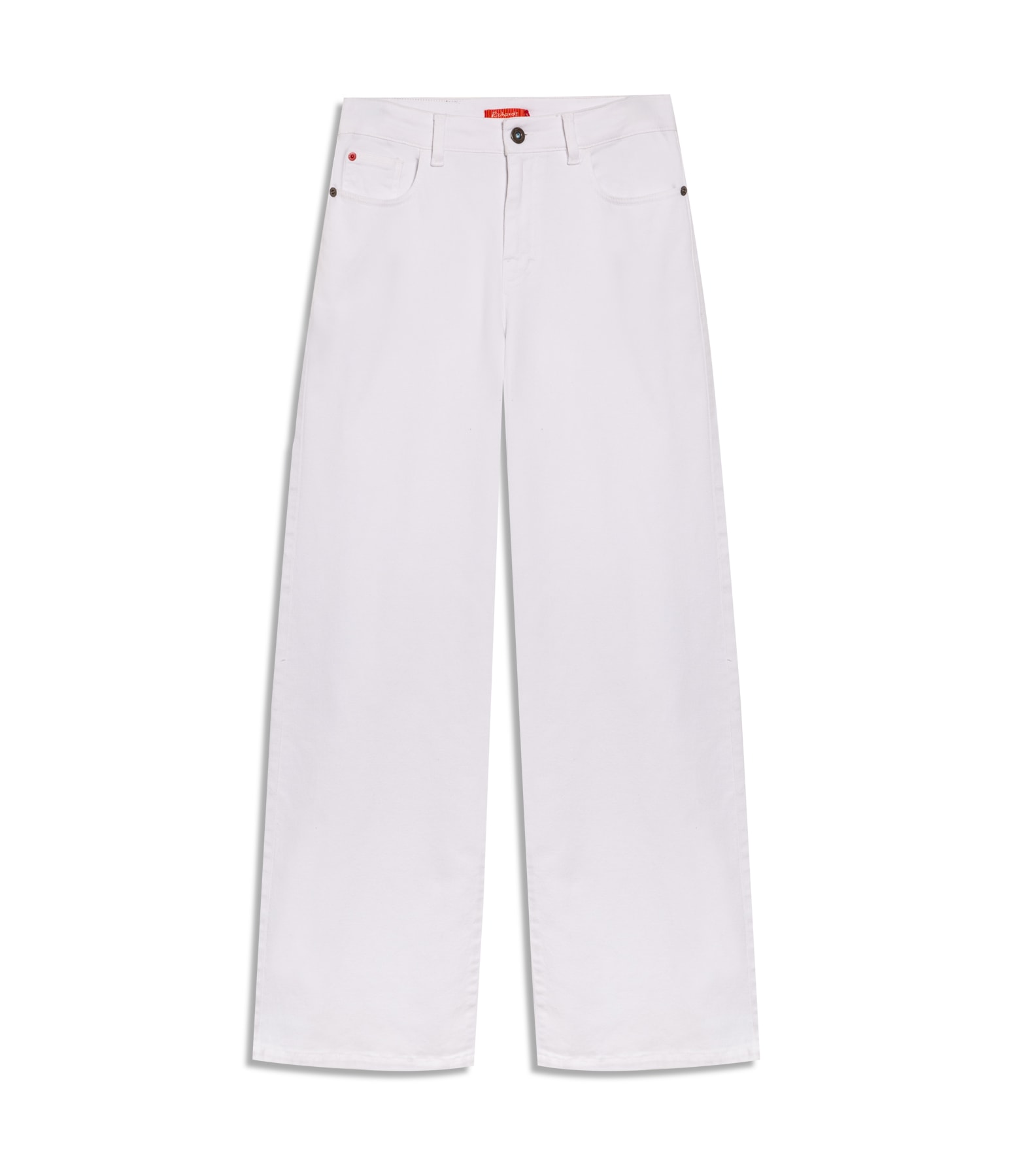 Calça Reta Vintage Denim Lagosta Branco