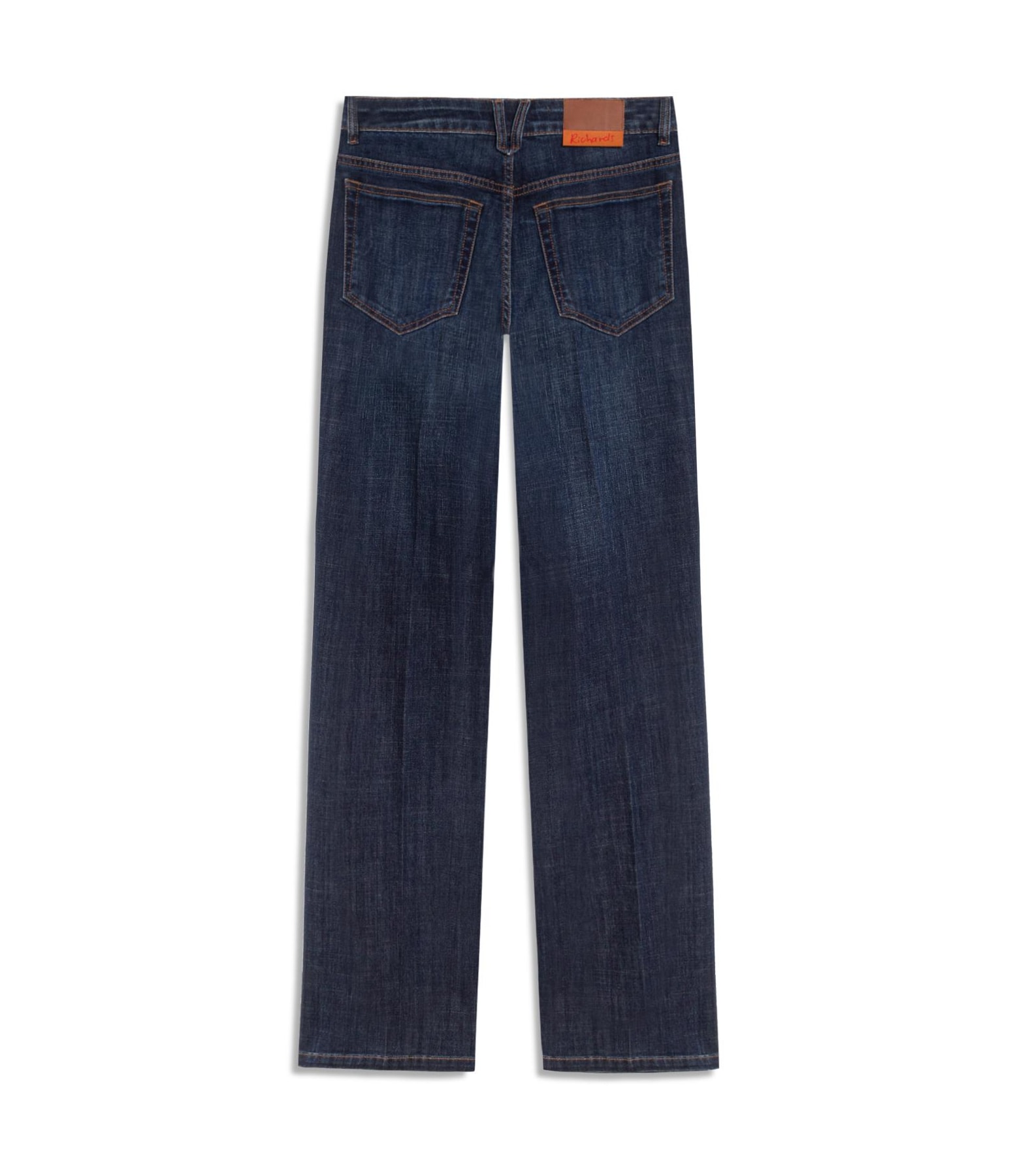 Calça Reta Visco Indigo Lav.Escuro