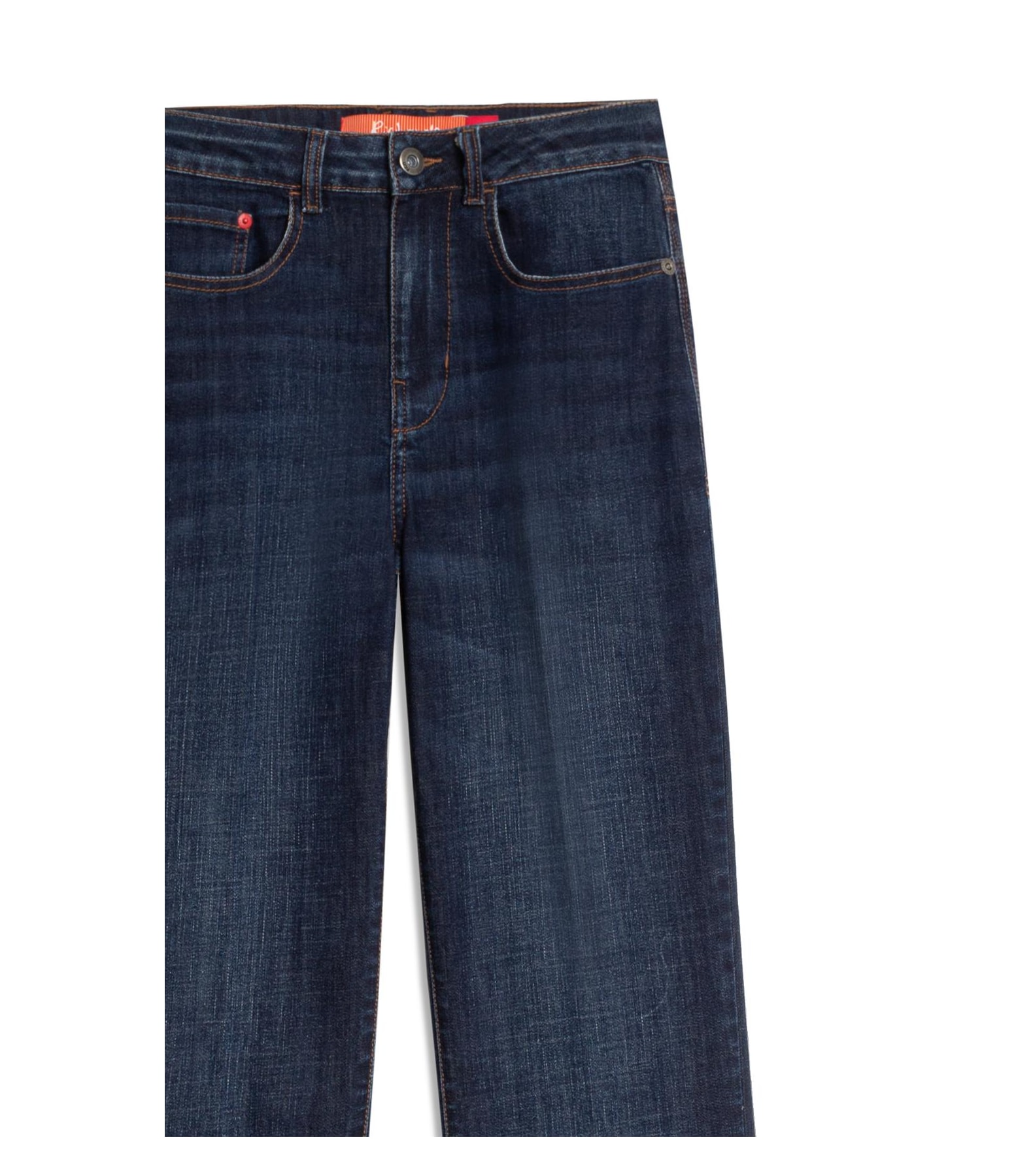 Calça Reta Visco Indigo Lav.Escuro