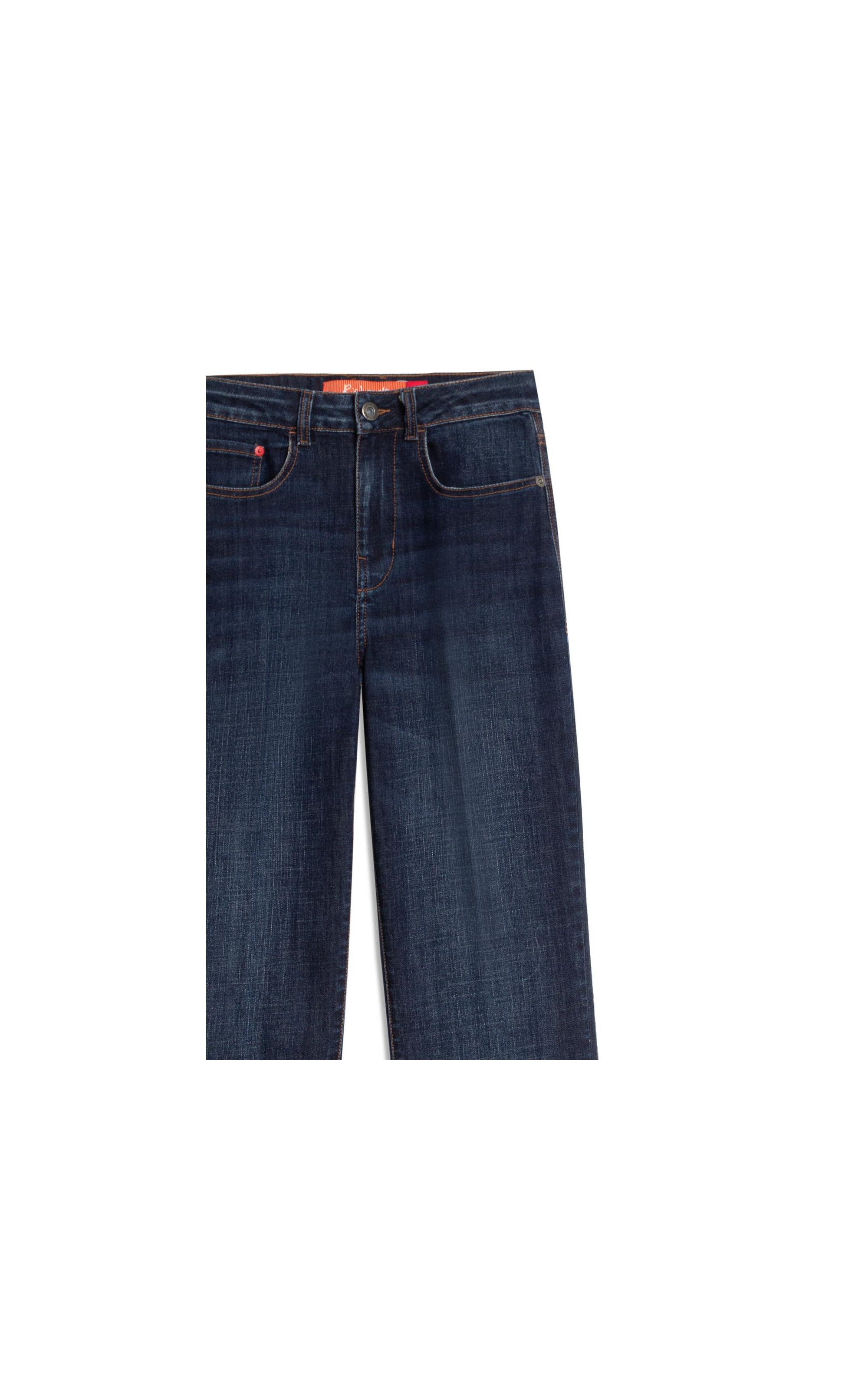 Calça Reta Visco Indigo Lav.Escuro