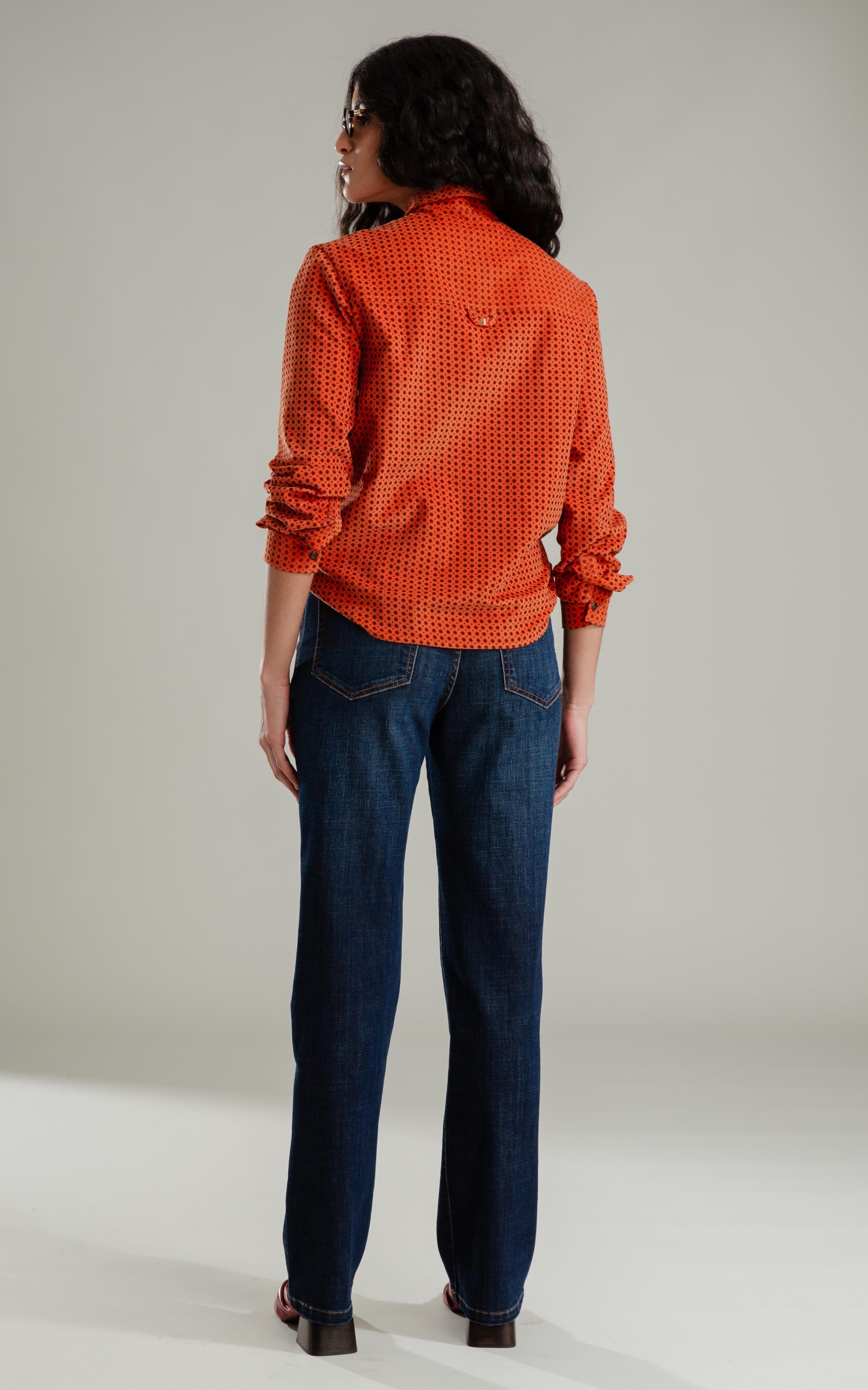 Calça Reta Visco Indigo Lav.Escuro