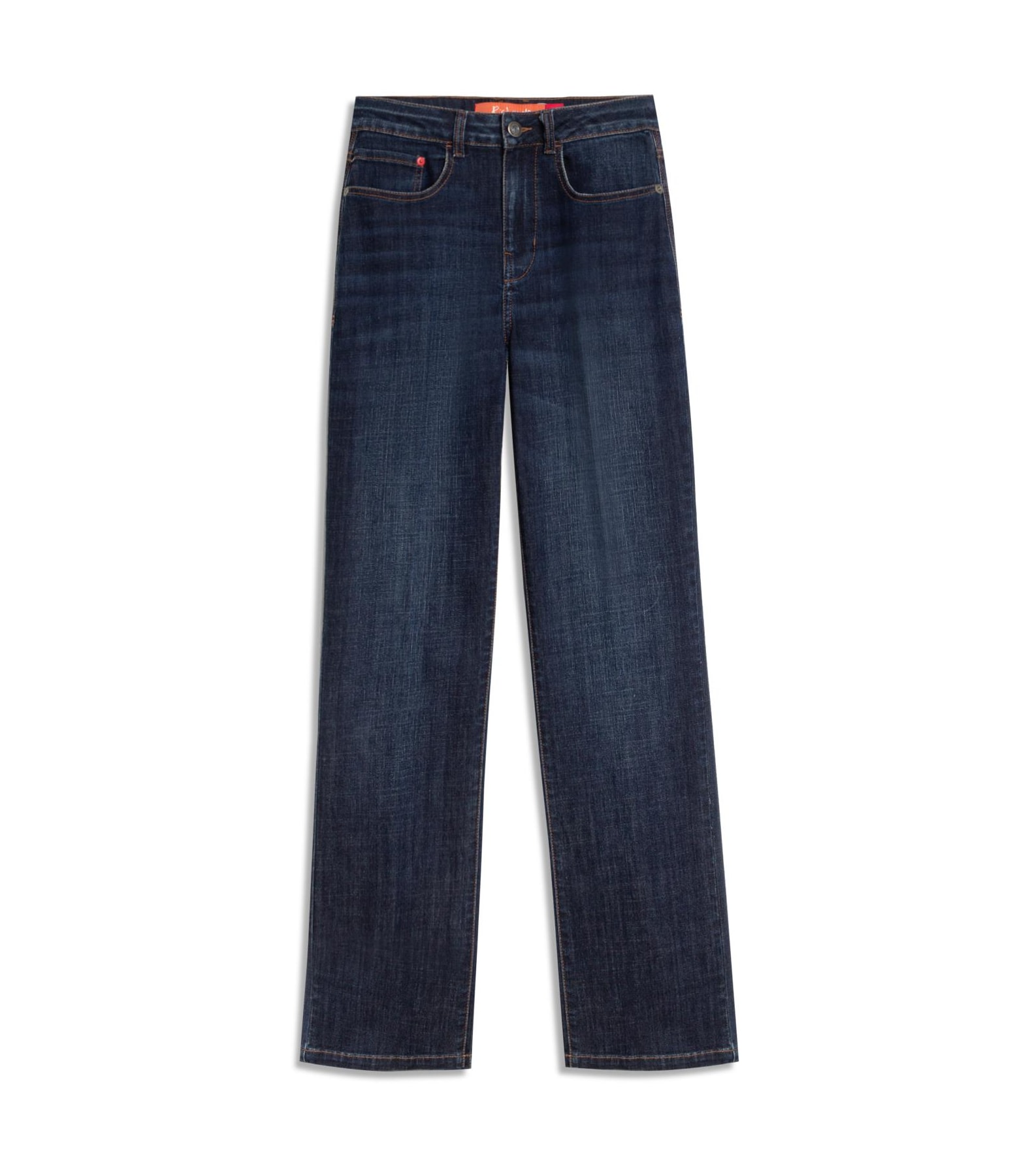 Calça Reta Visco Indigo Lav.Escuro