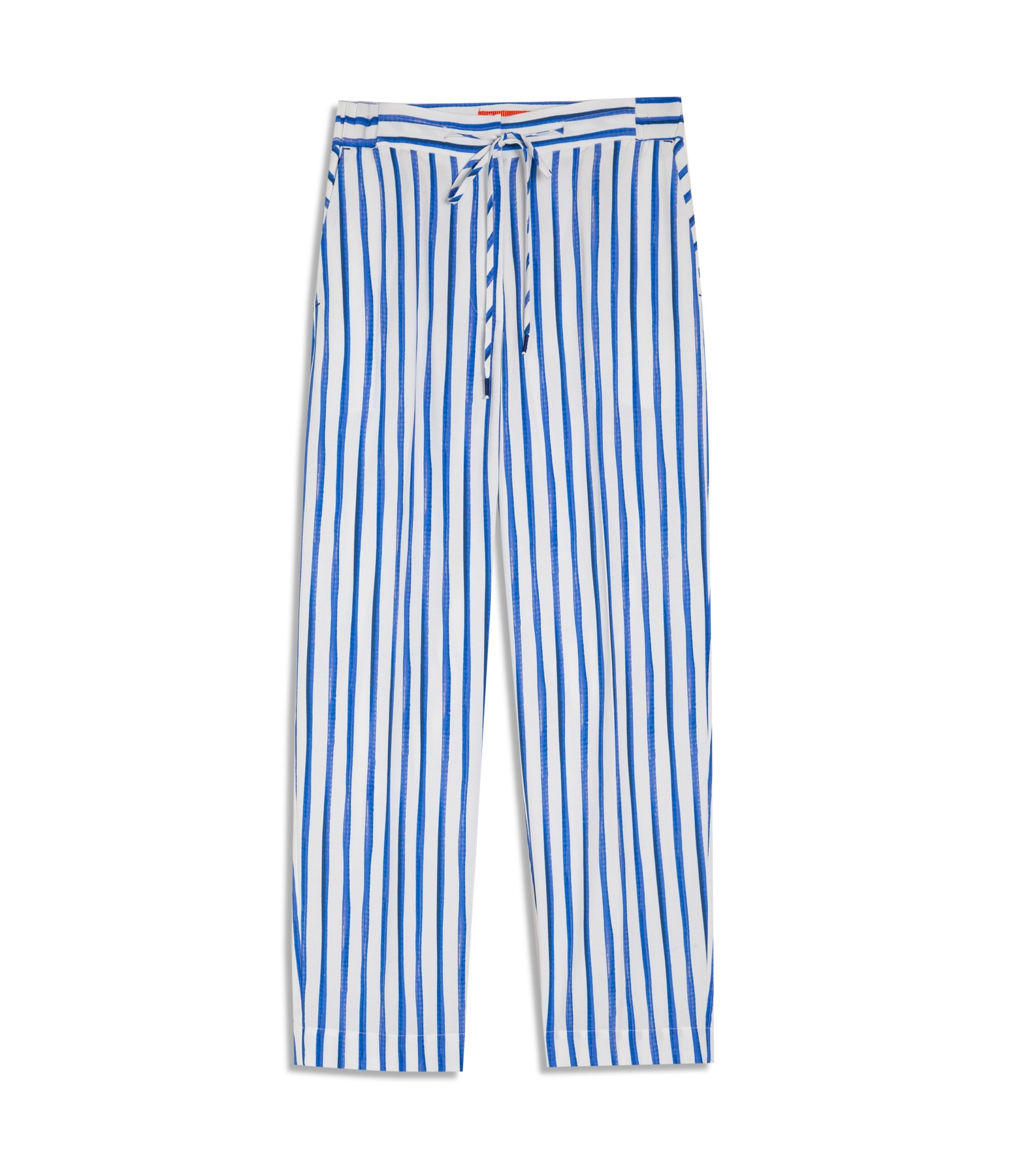 Calça Riviera Carrot Linho Blend Azul Bic