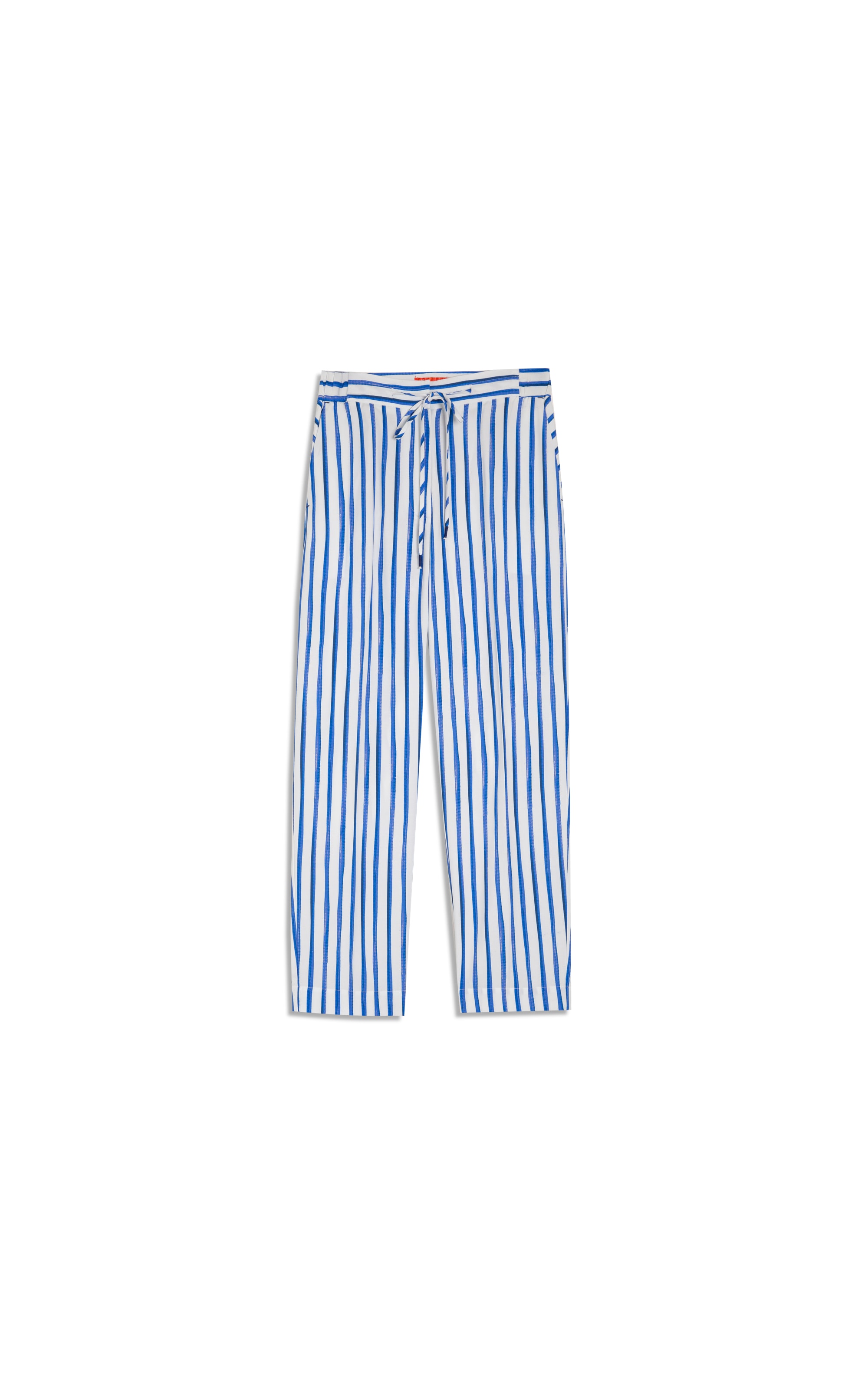 Calça Riviera Carrot Linho Blend Azul Bic