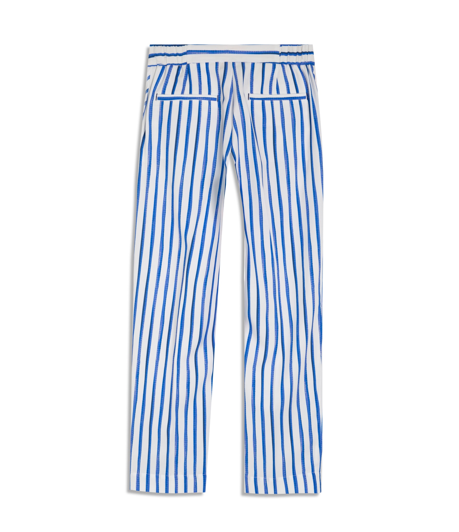 Calça Riviera Carrot Linho Blend Azul Bic