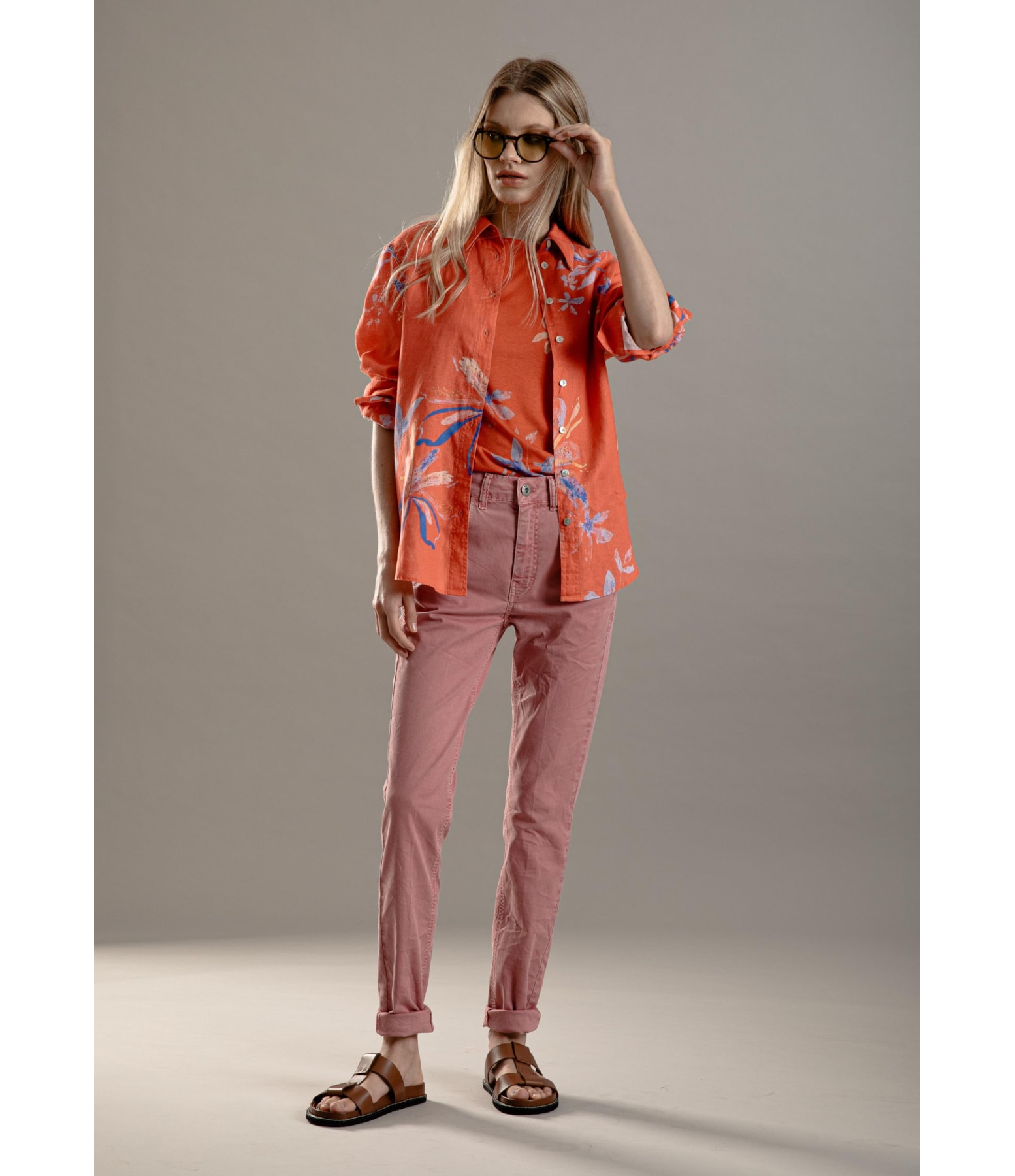 Calça Sarja Rain Giselle Lavanda