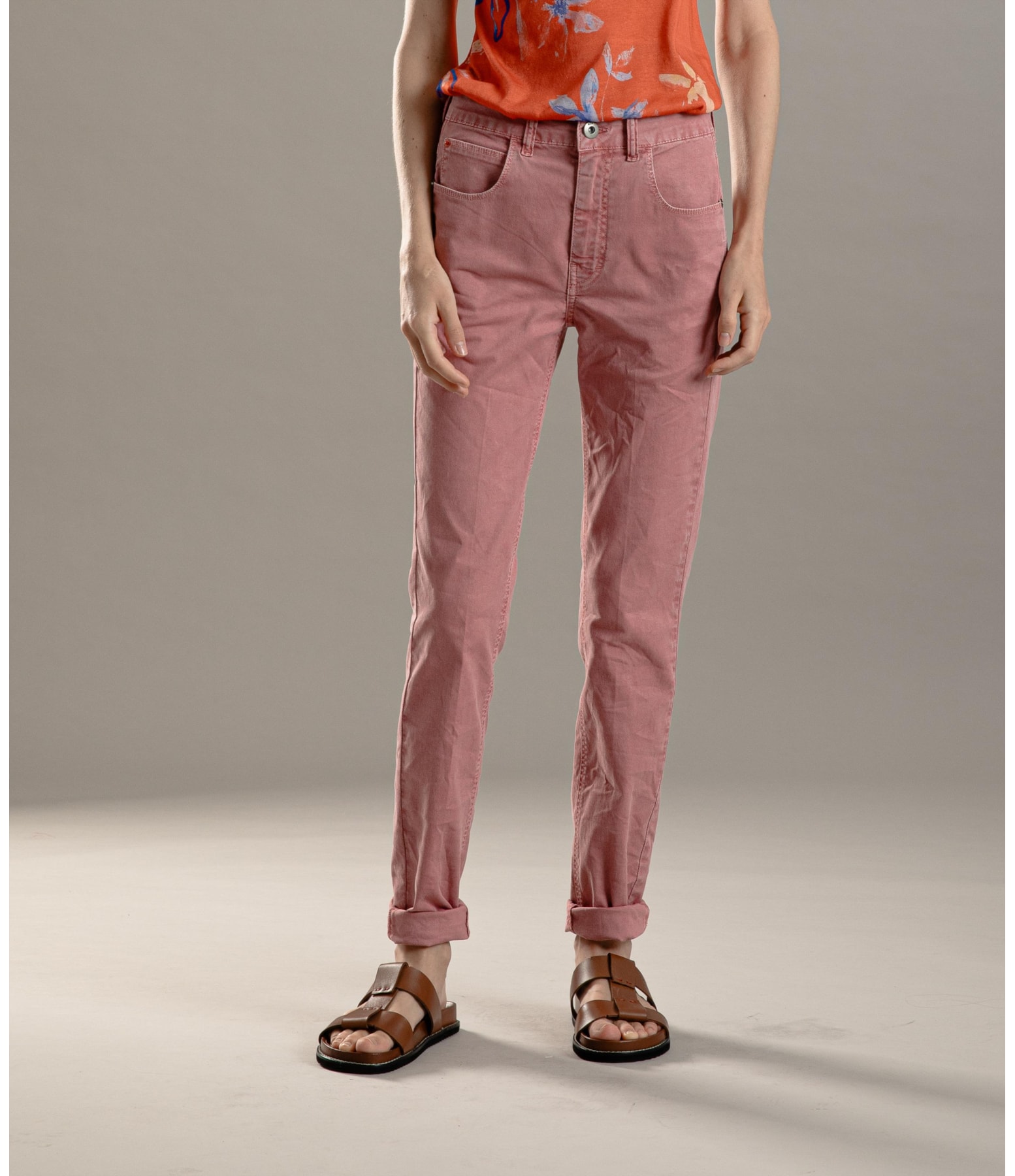 Calça Sarja Rain Giselle Lavanda