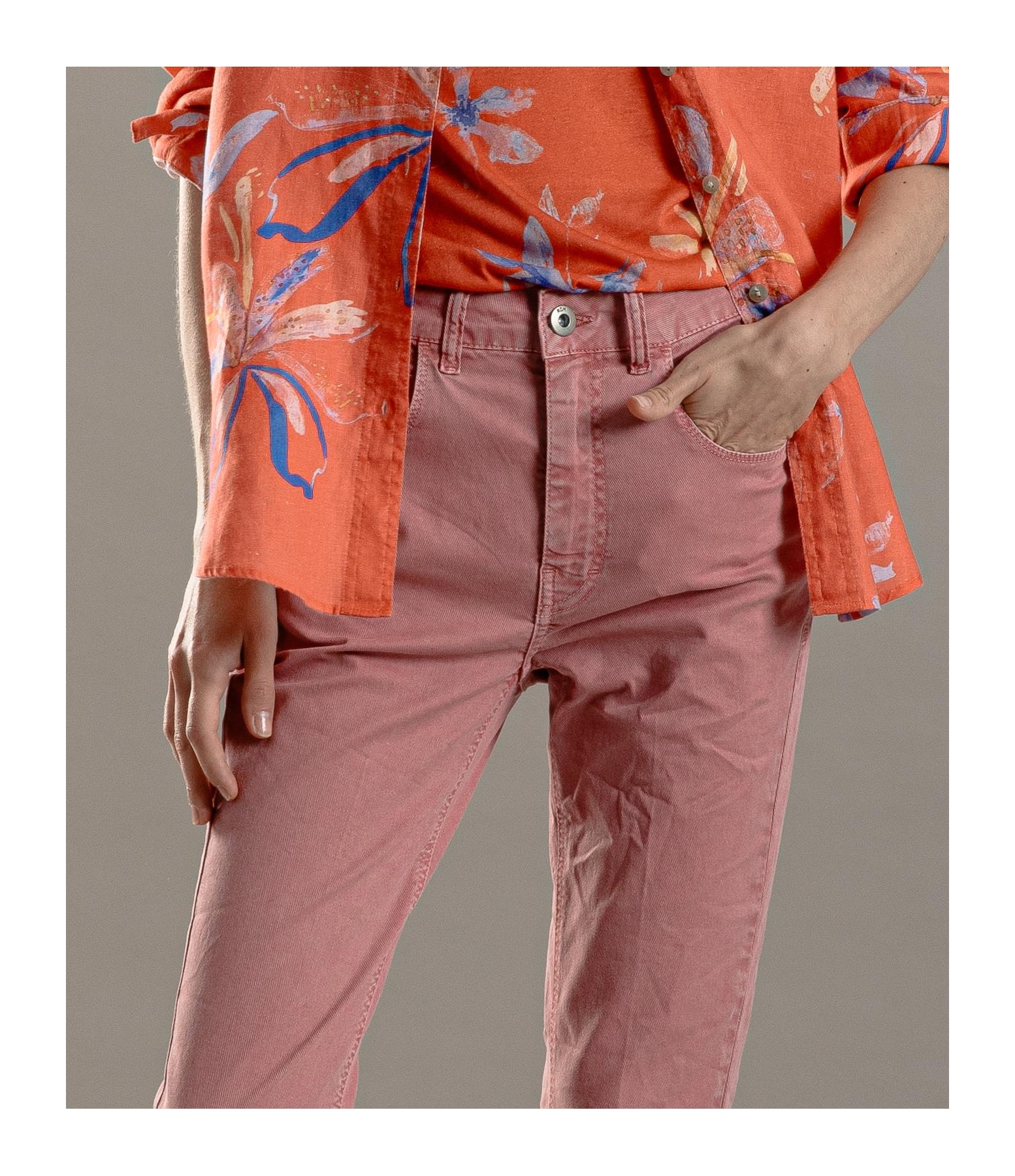 Calça Sarja Rain Giselle Lavanda