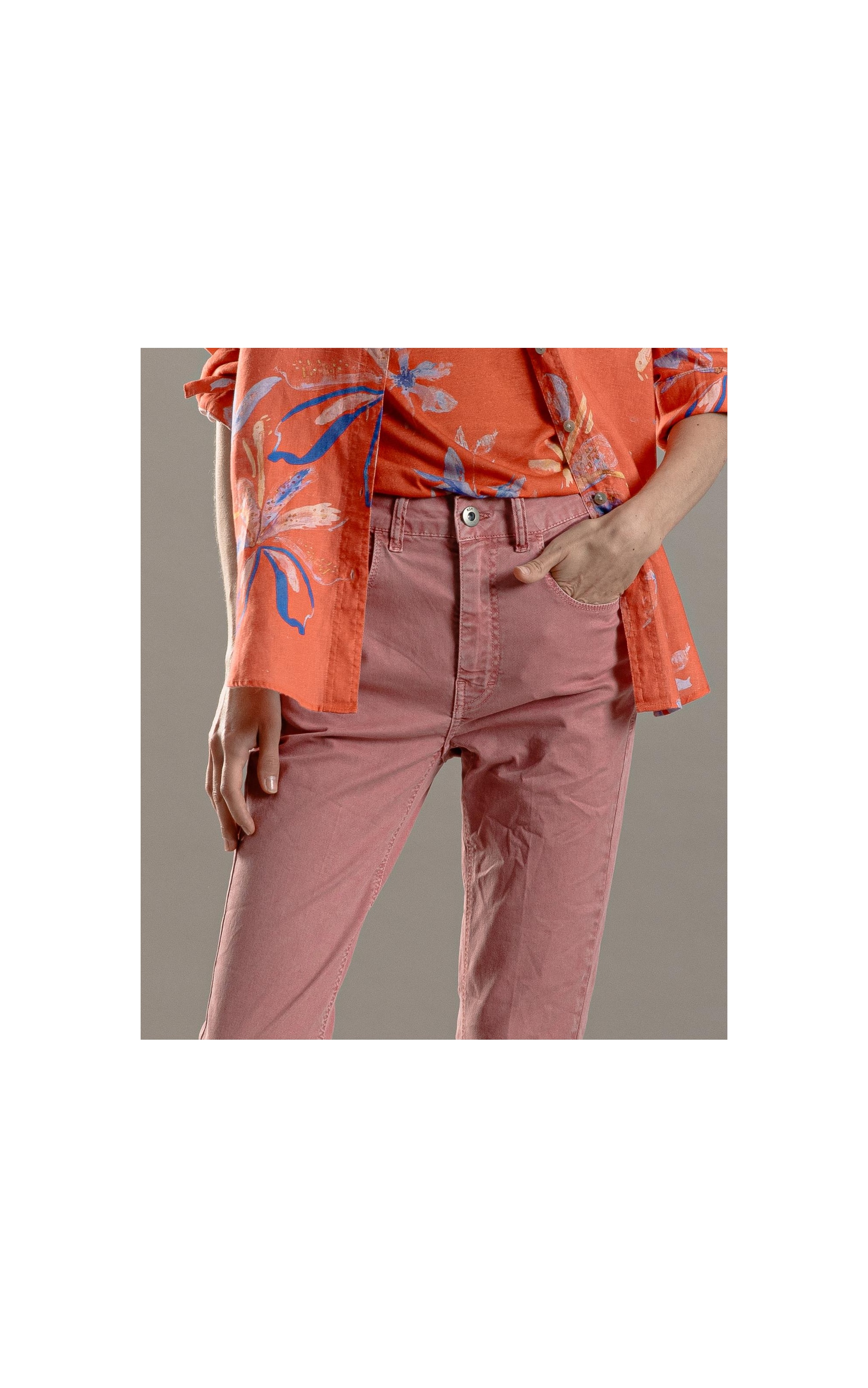 Calça Sarja Rain Giselle Lavanda