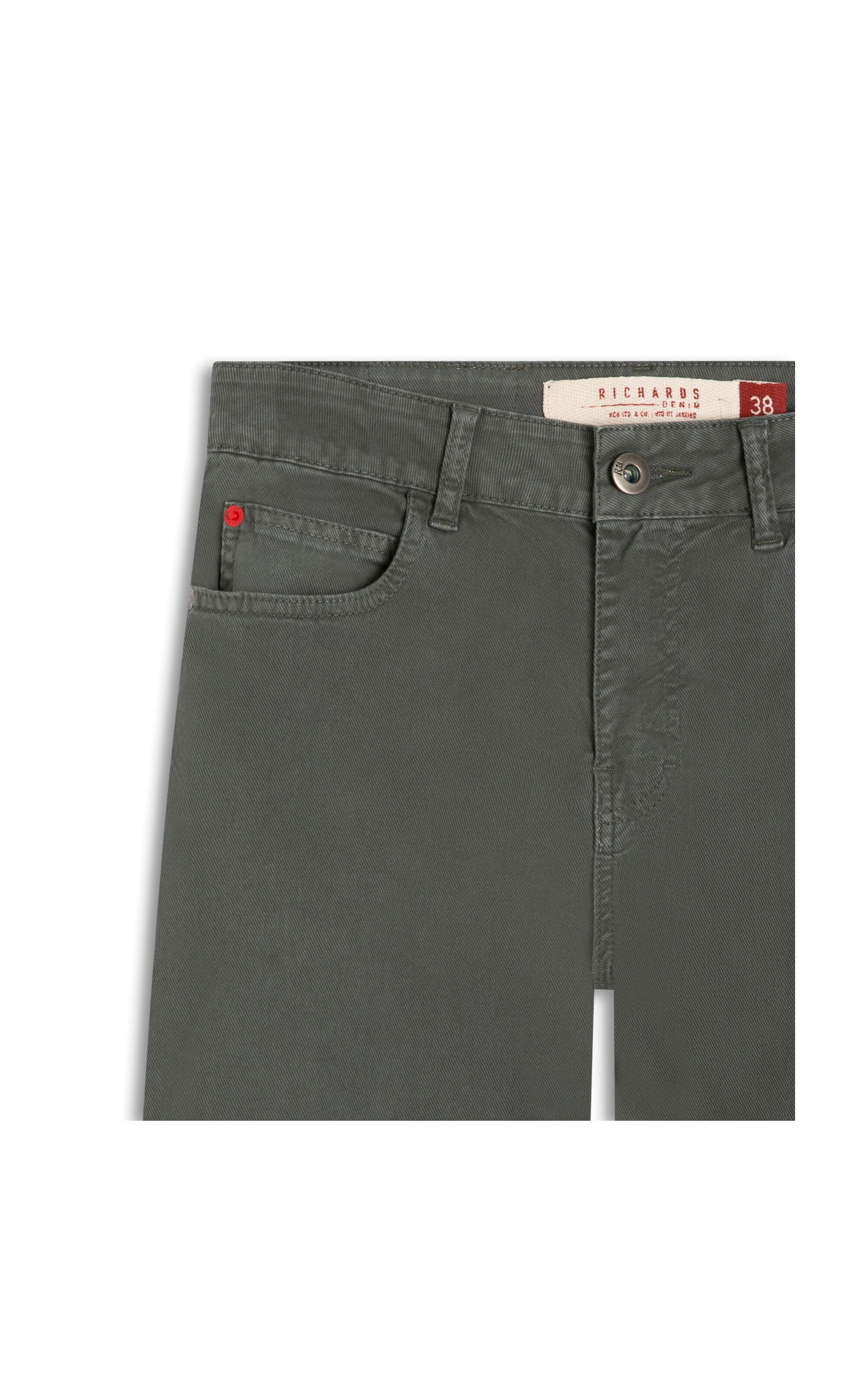 Calça Sarja Rain Giselle Verde Army