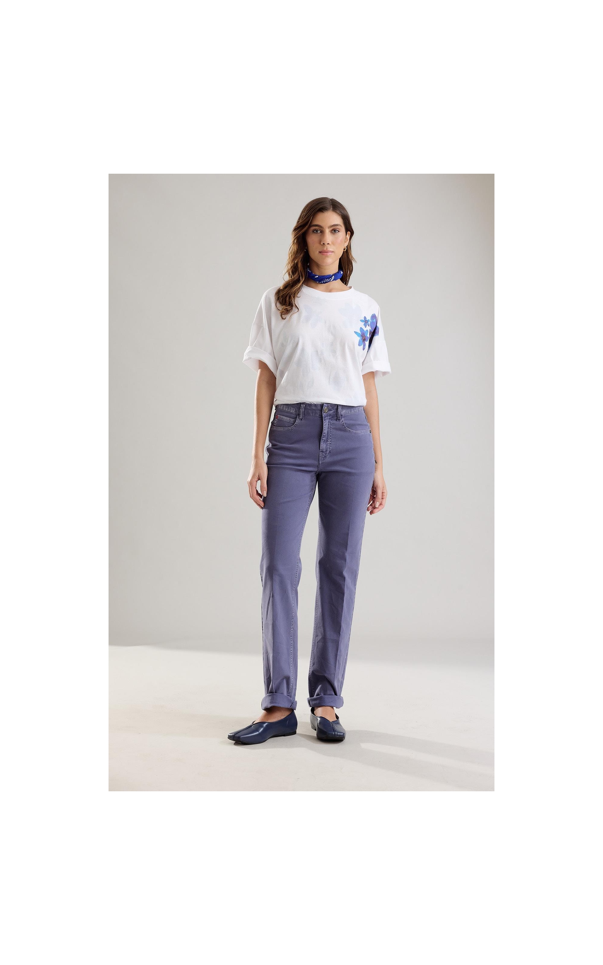 Calça Sarja Rain Reta Gisele Misty