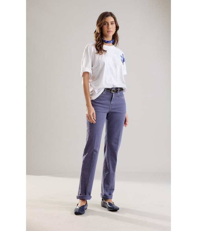 Calça Sarja Rain Reta Gisele Misty