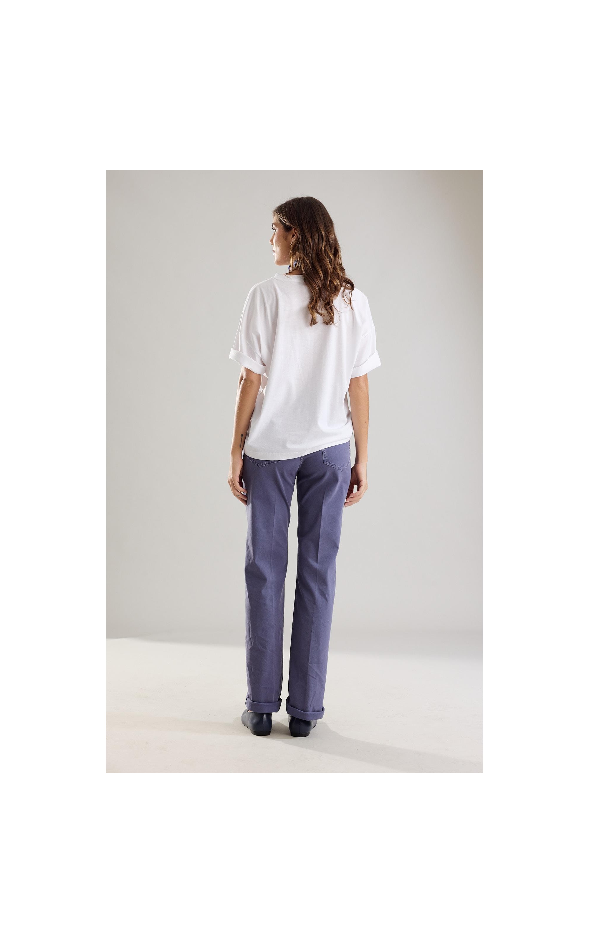 Calça Sarja Rain Reta Gisele Misty