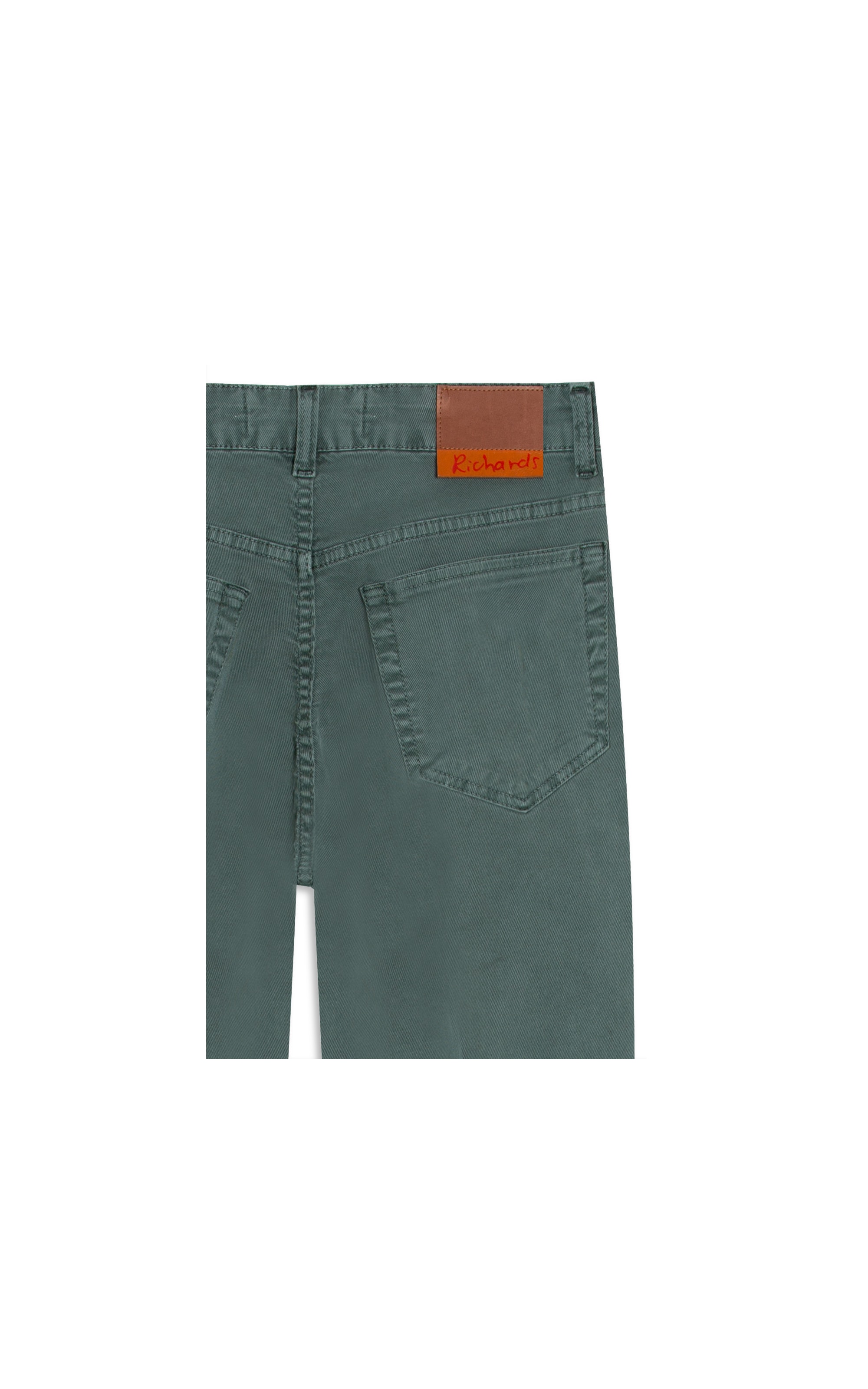 Calça Sarja Rain Reta Gisele Verde Army
