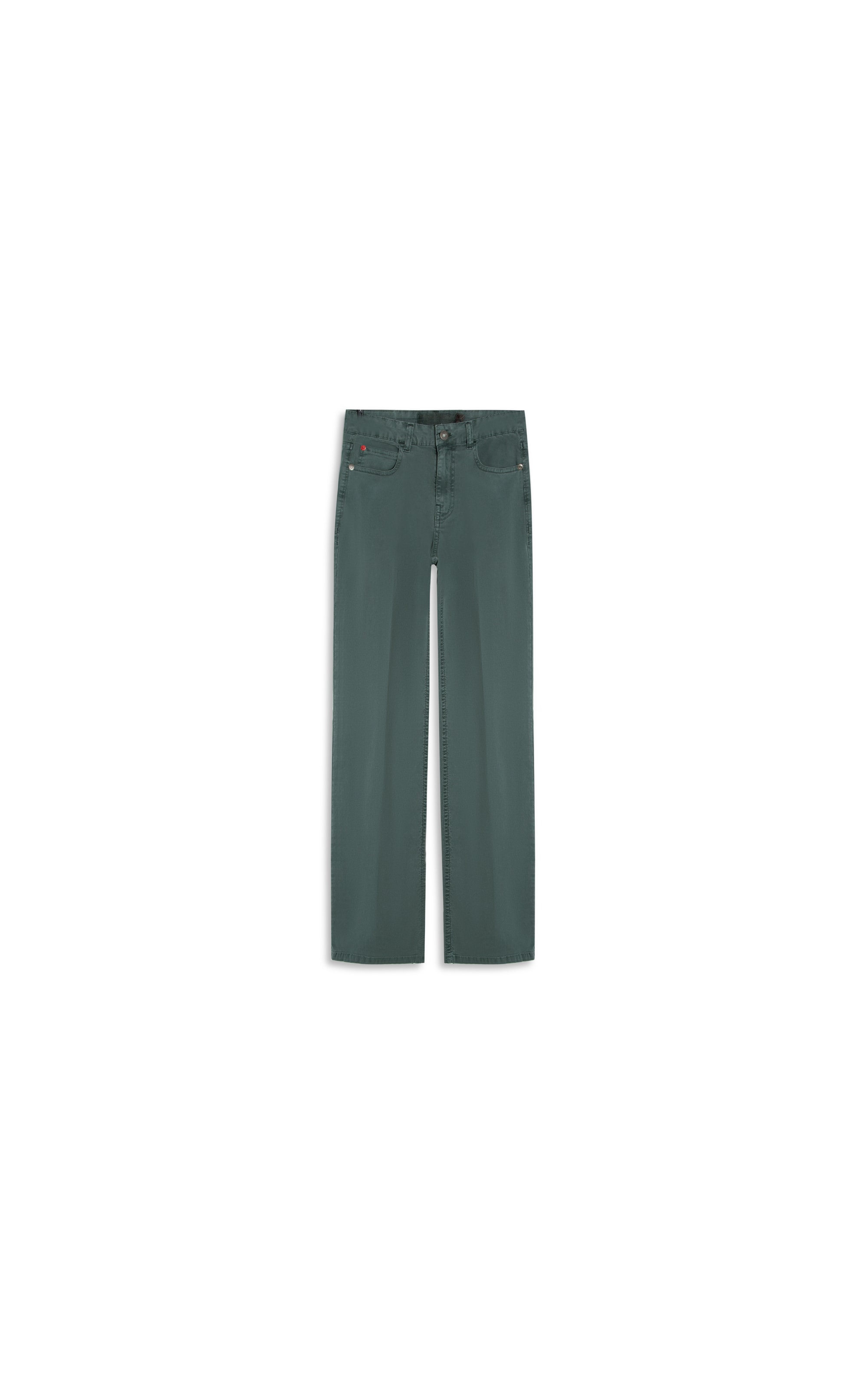 Calça Sarja Rain Reta Gisele Verde Army
