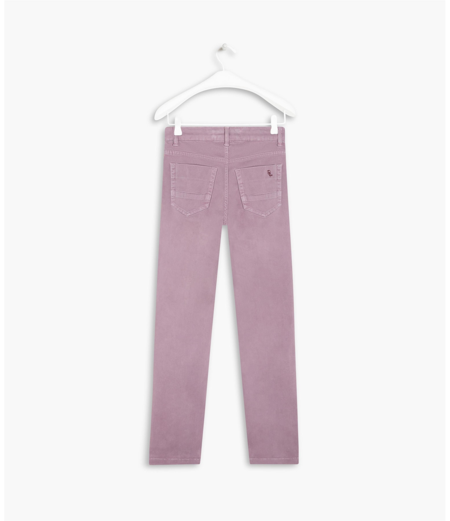 Calça Slim Five Pockets Color Modal Purple Gray