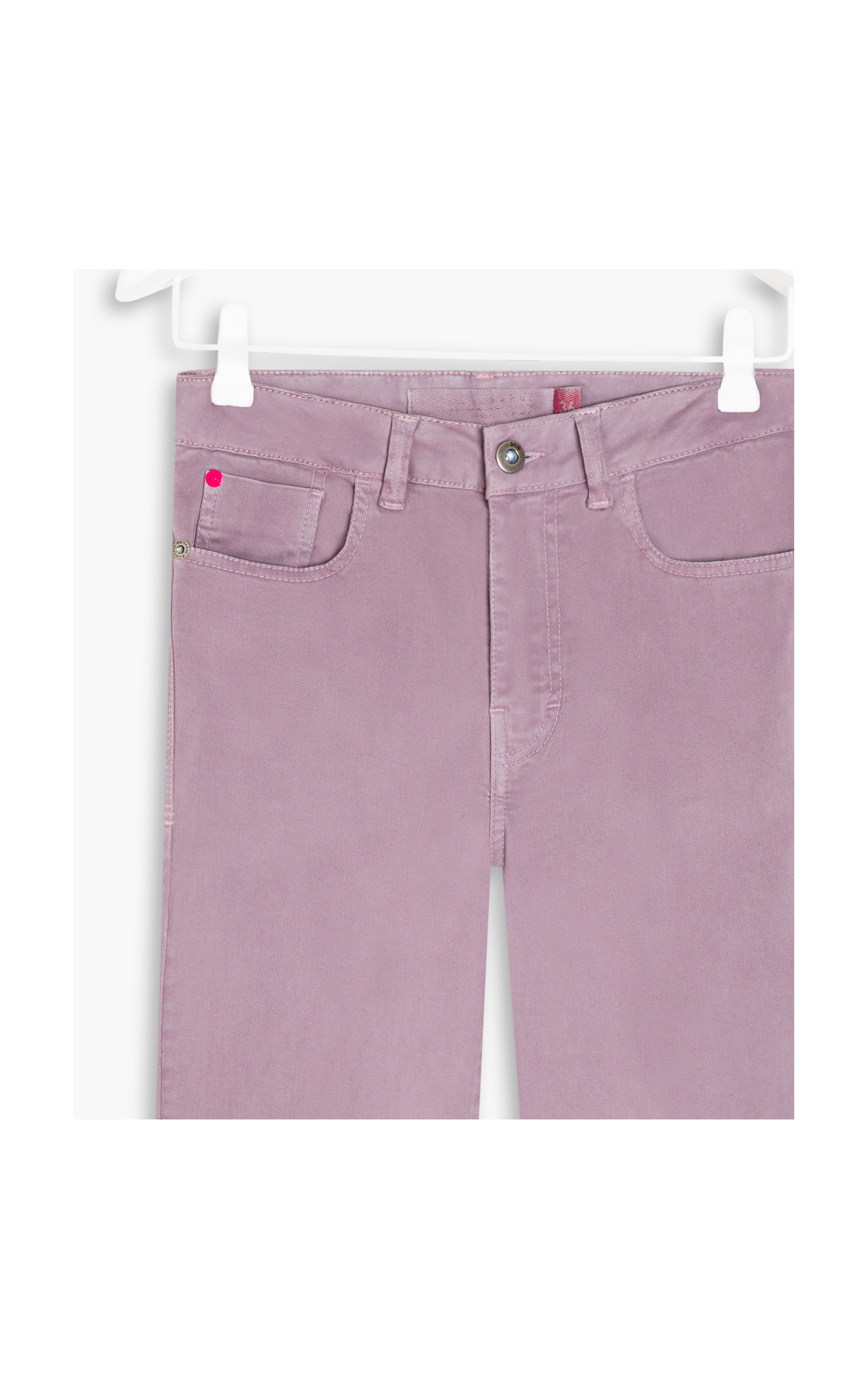 Calça Slim Five Pockets Color Modal Purple Gray