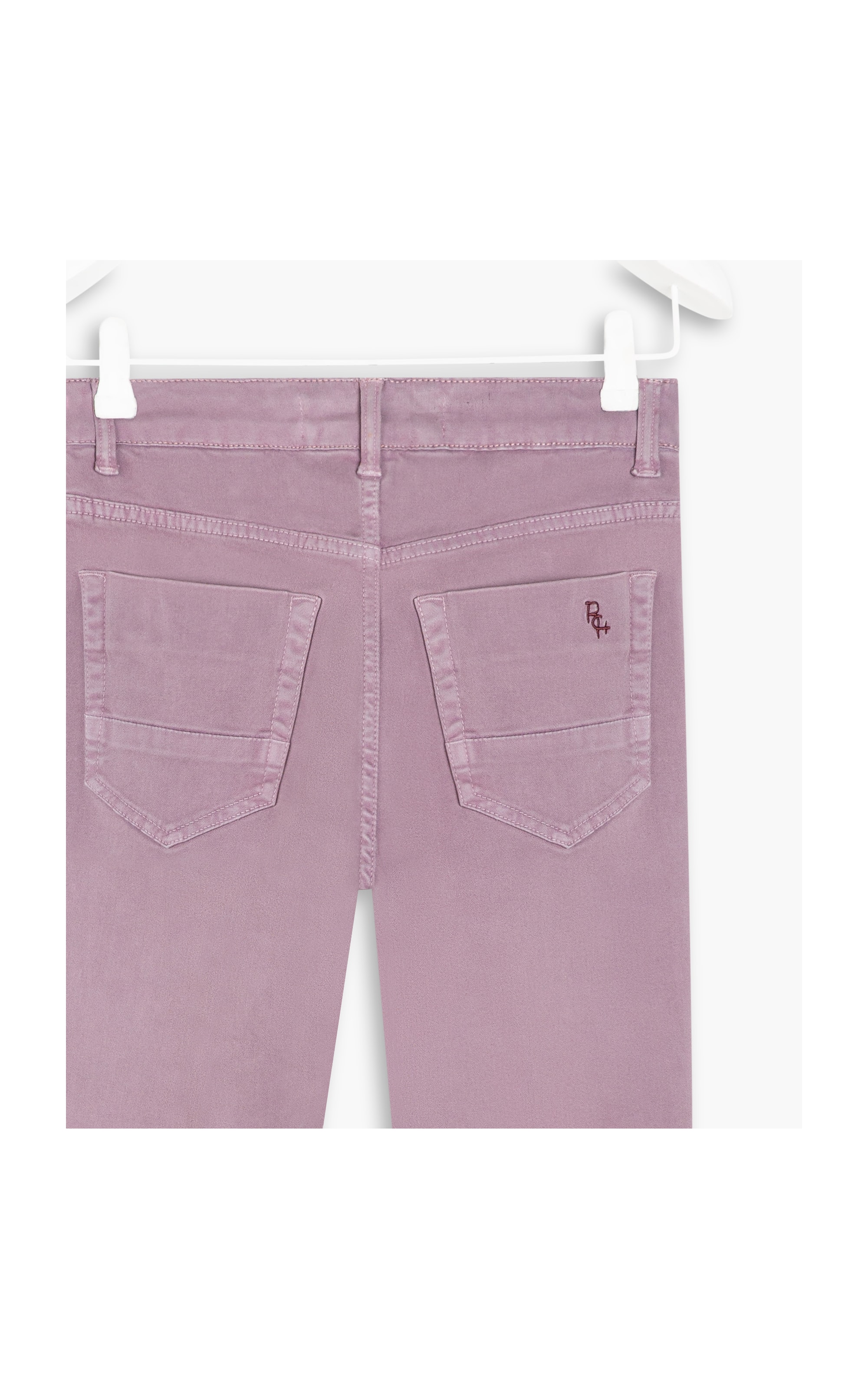 Calça Slim Five Pockets Color Modal Purple Gray