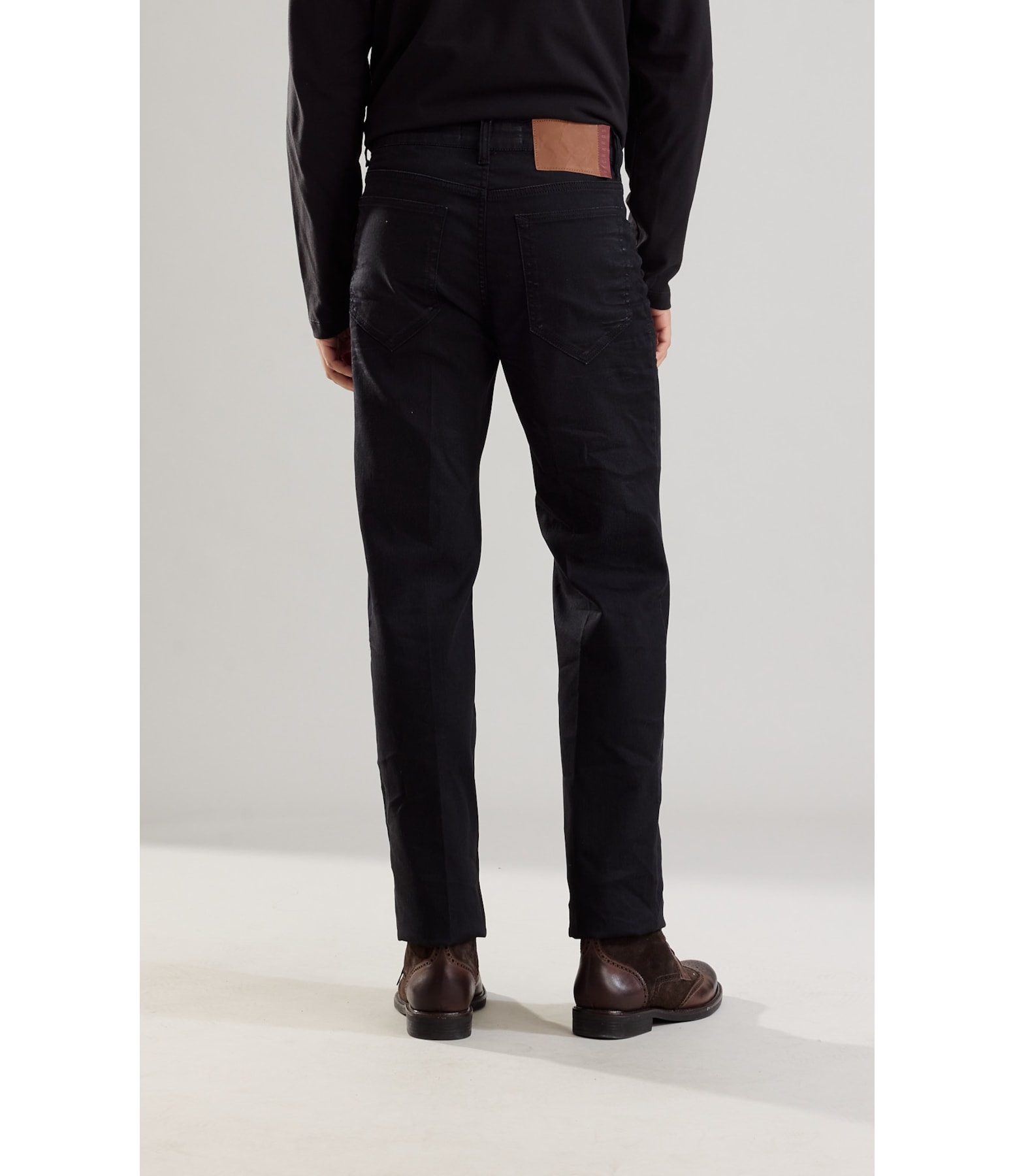 Calça Sprouting Black Elastic Tradiciona 2122-Lav.Resina Total+sto