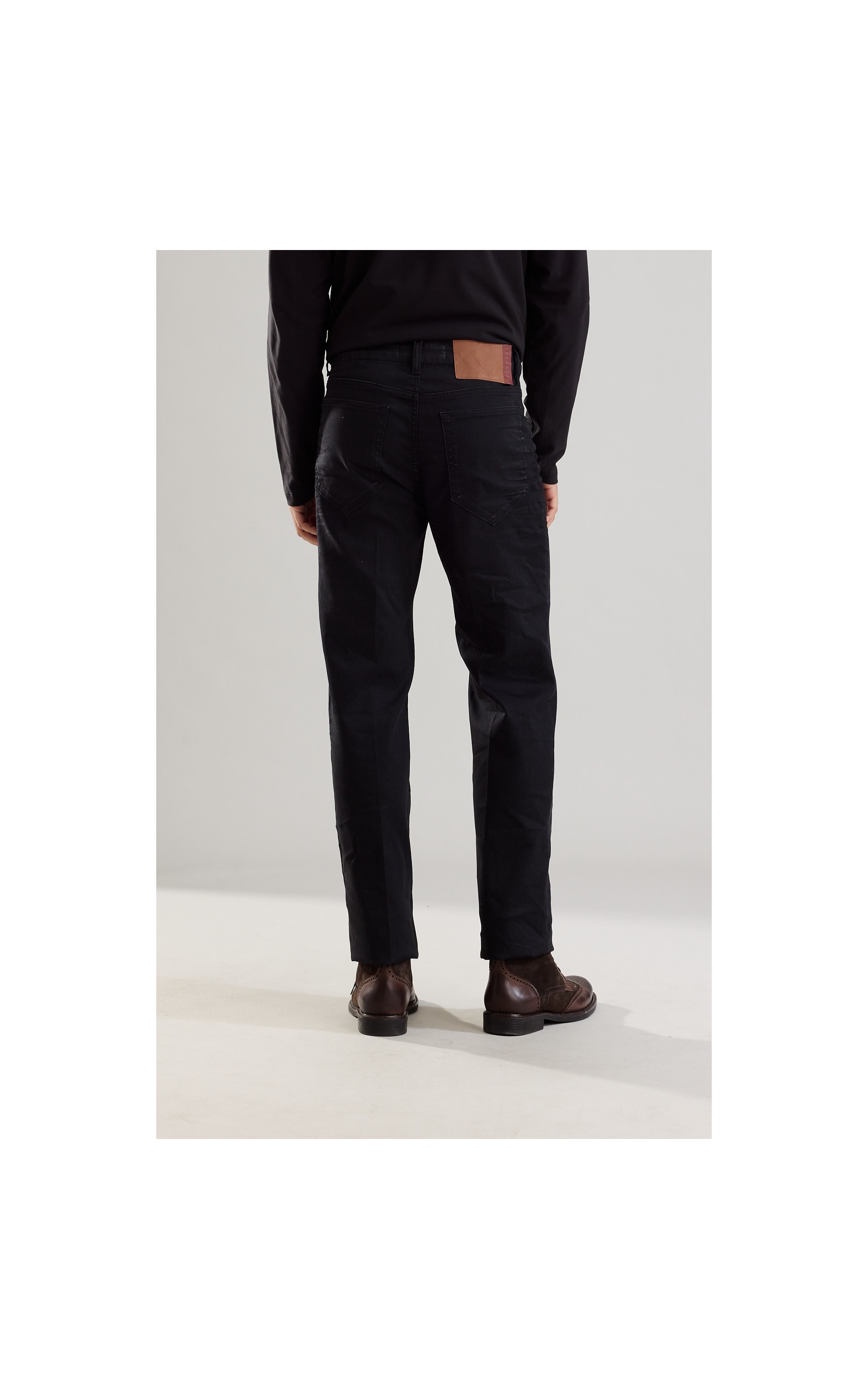 Calça Sprouting Black Elastic Tradiciona 2122-Lav.Resina Total+sto