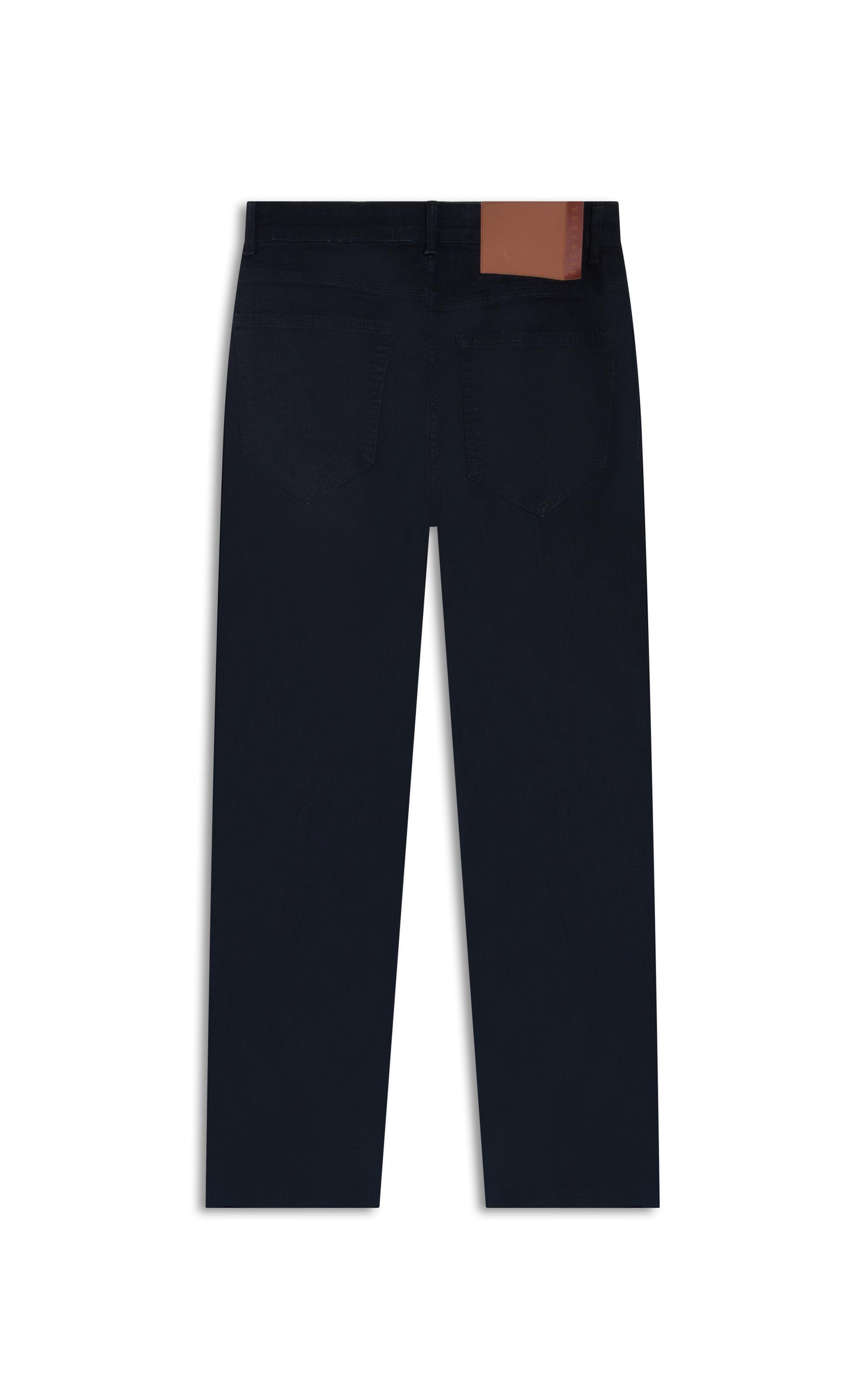 Calça Sprouting Black Elastic Tradiciona 35 Amaciado