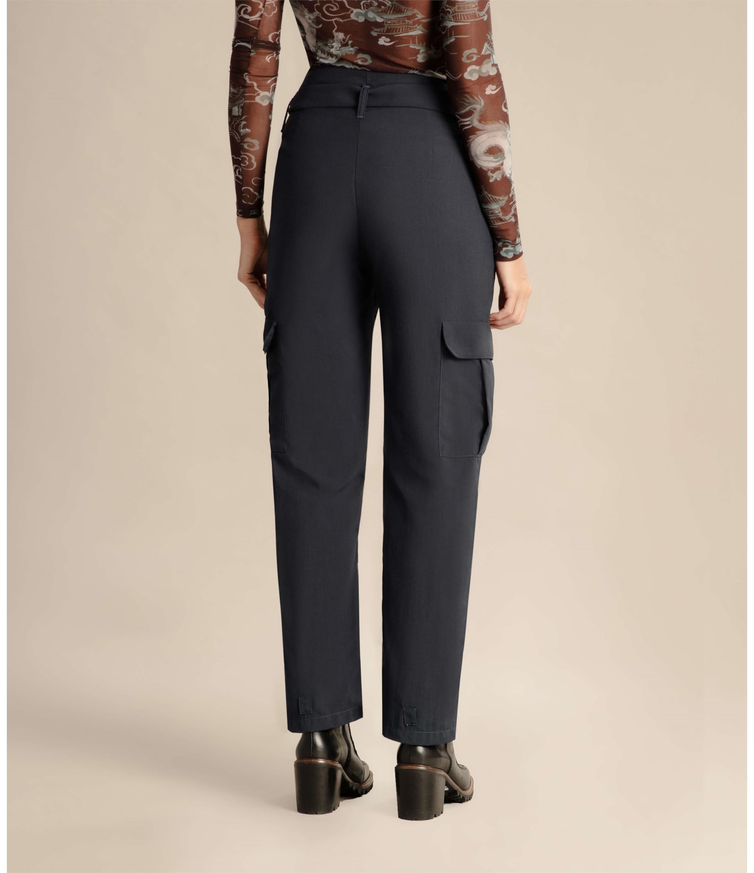 Calça Tech Fivelas Dark Navy