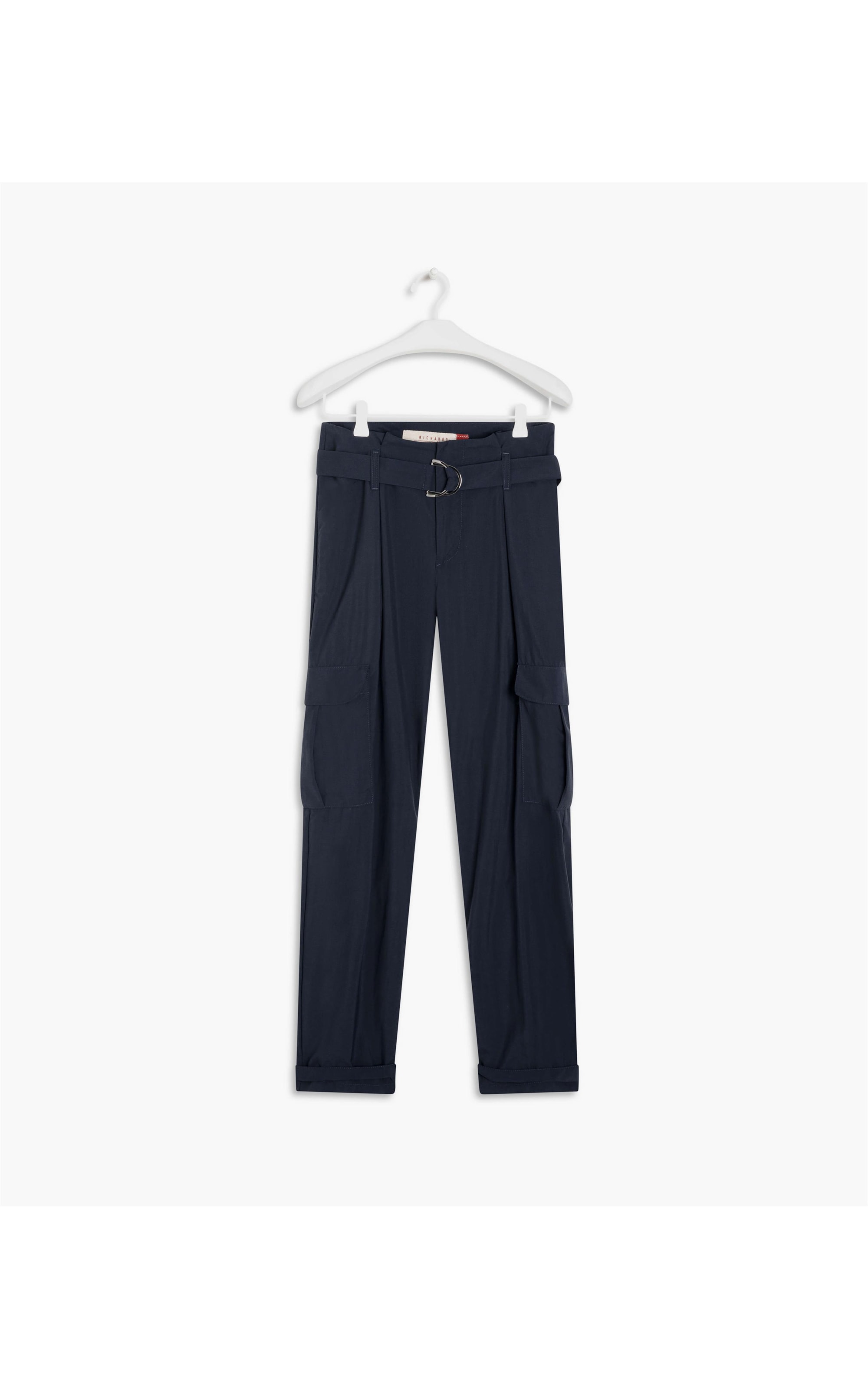 Calça Tech Fivelas Dark Navy