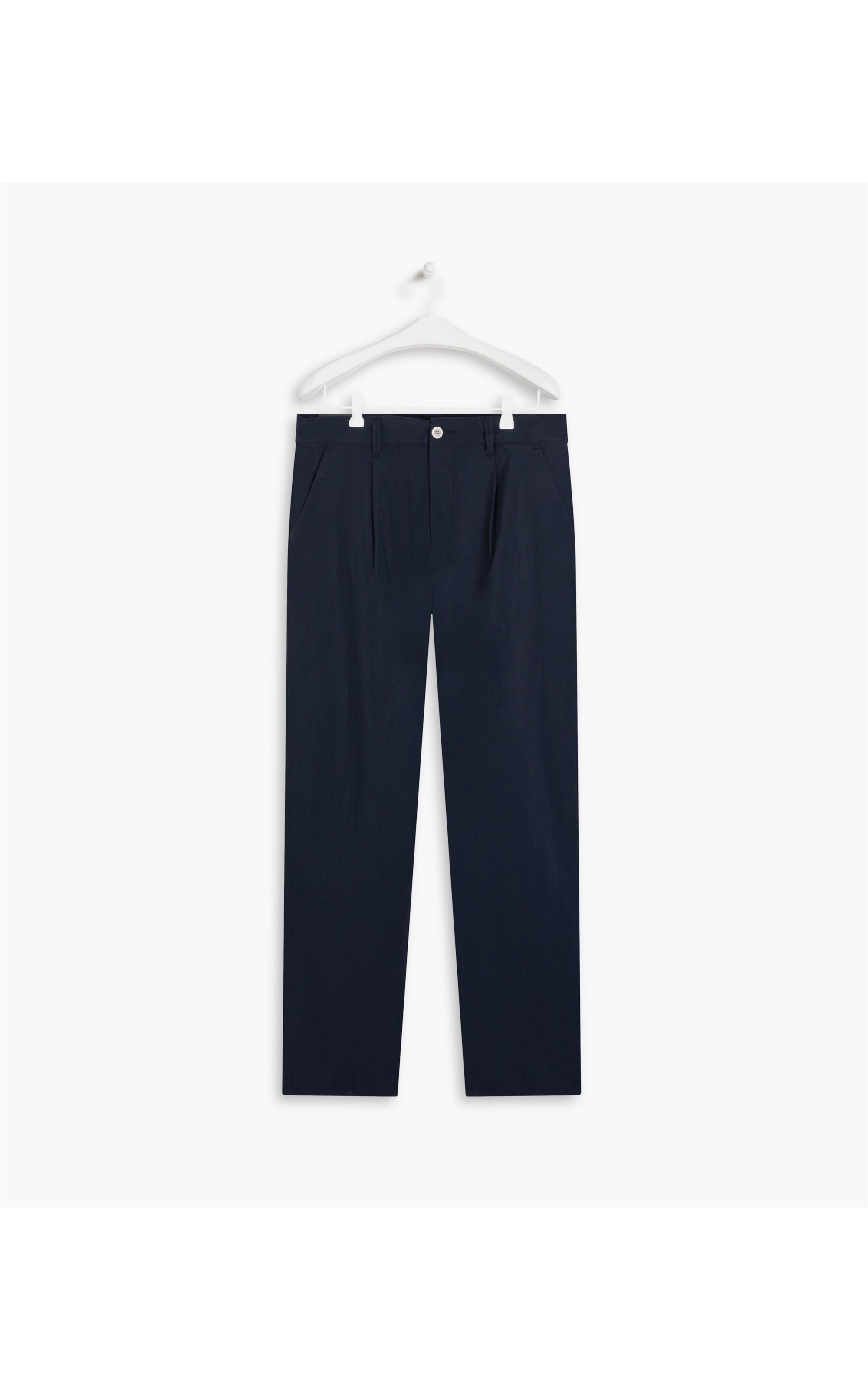 Calça Tradicional Mario Wal Dark Navy