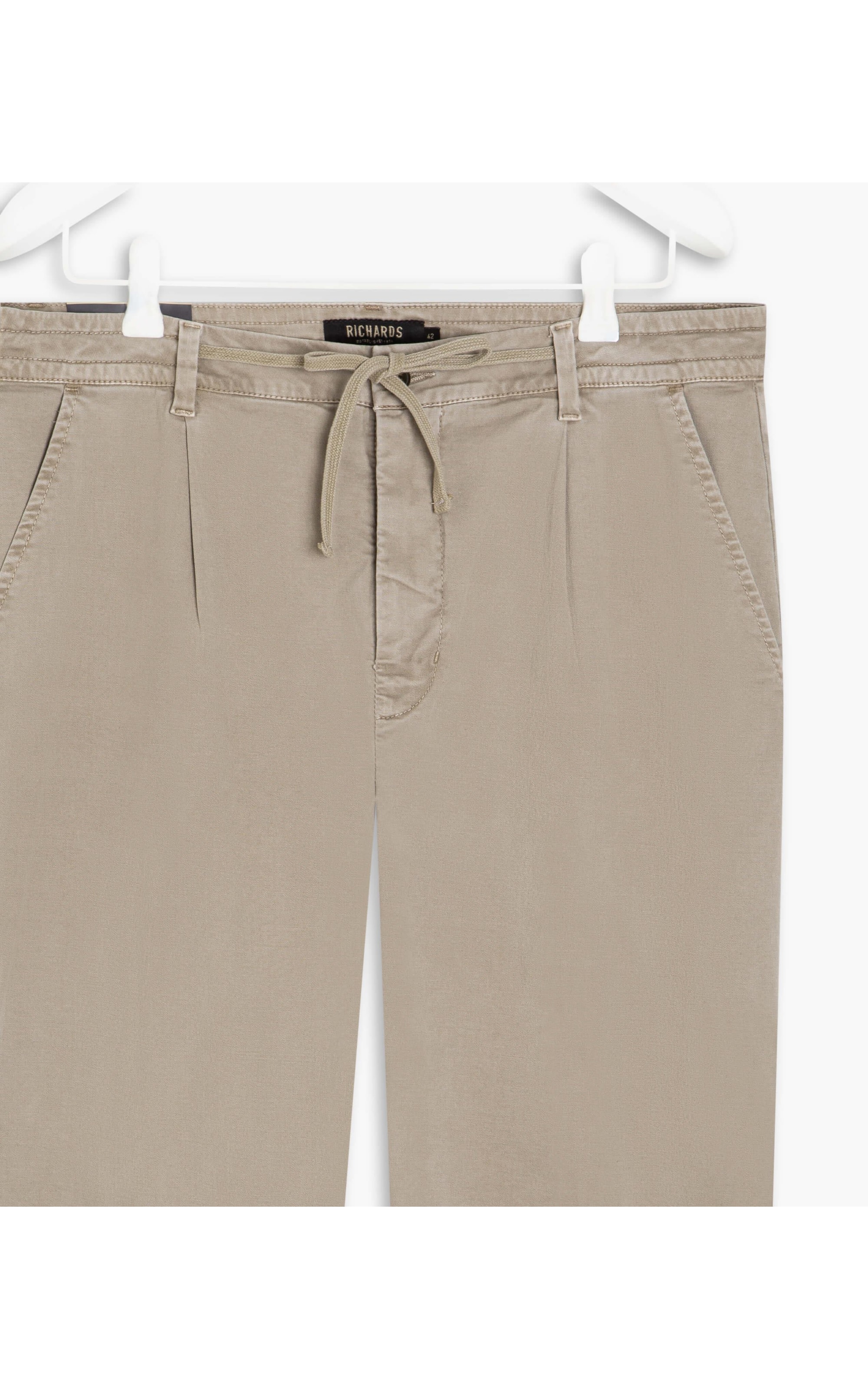 Calça Tradittional Pregas Caqui