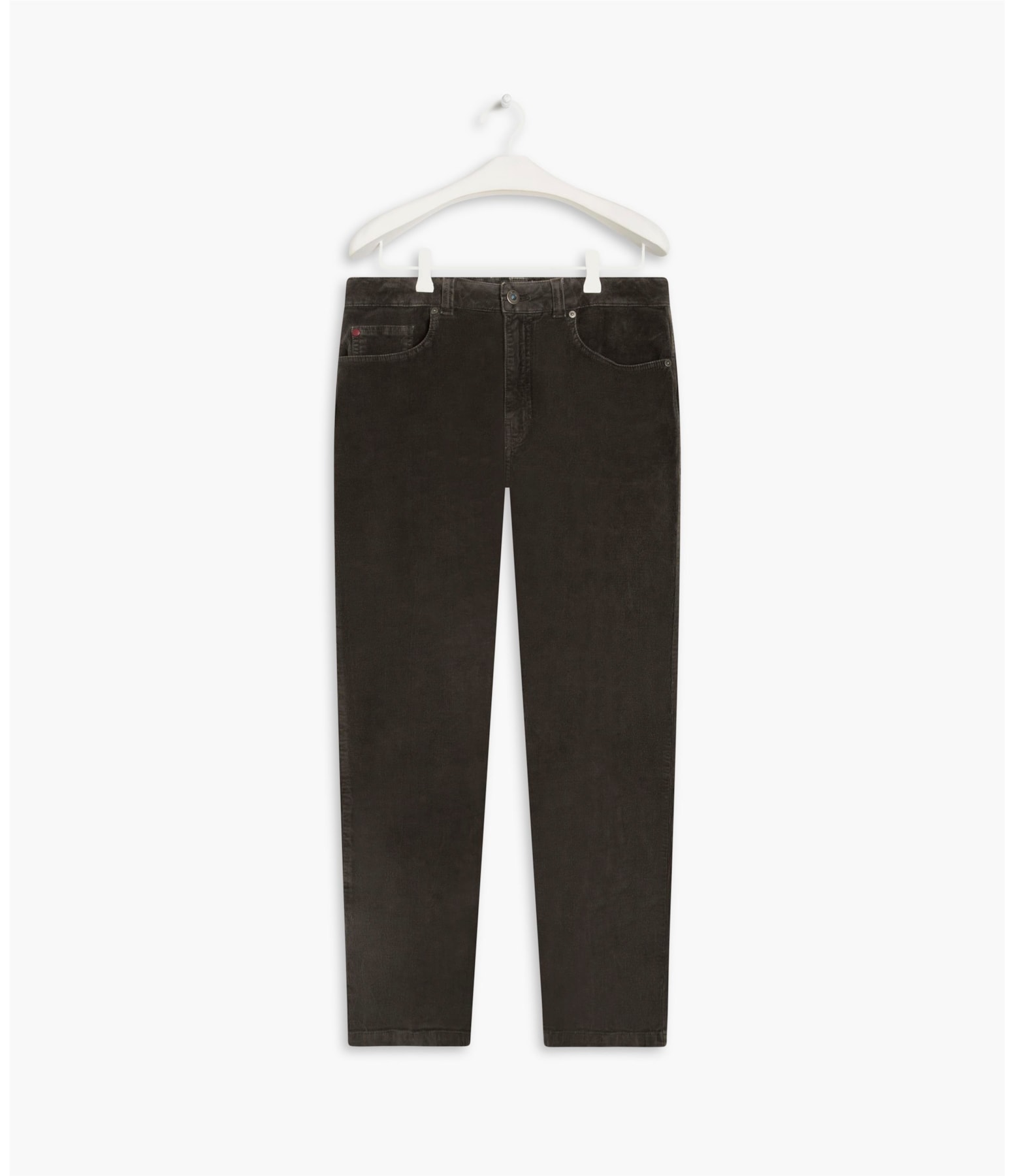 Calça Veludo Five Pckts Charcoal