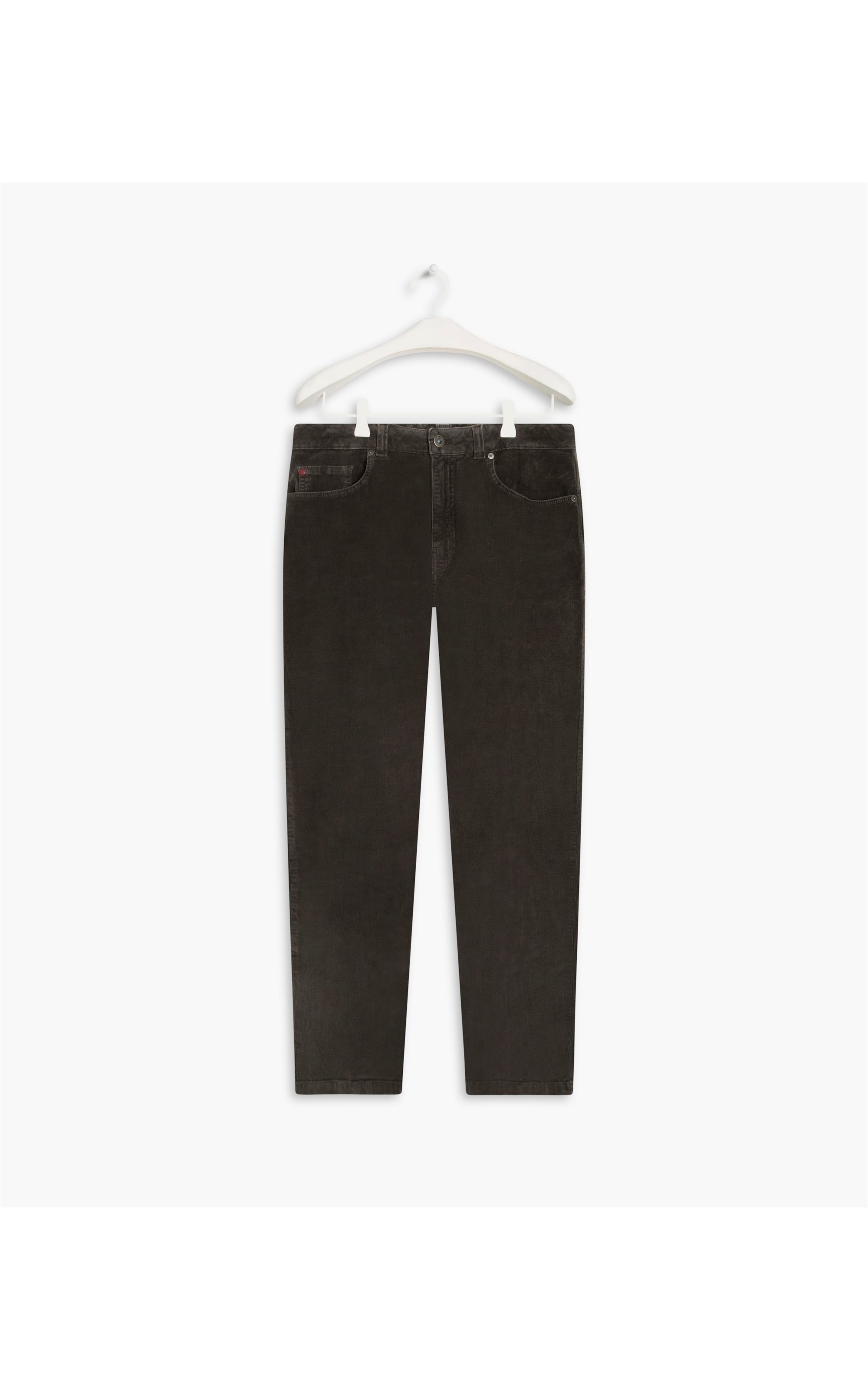 Calça Veludo Five Pckts Charcoal