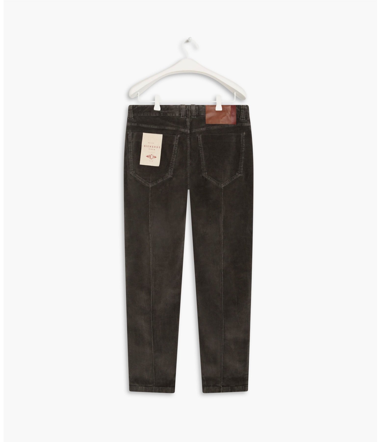 Calça Veludo Five Pckts Charcoal
