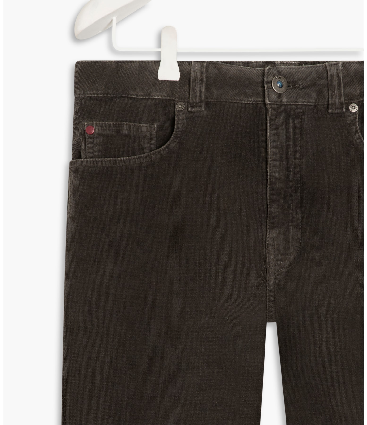 Calça Veludo Five Pckts Charcoal