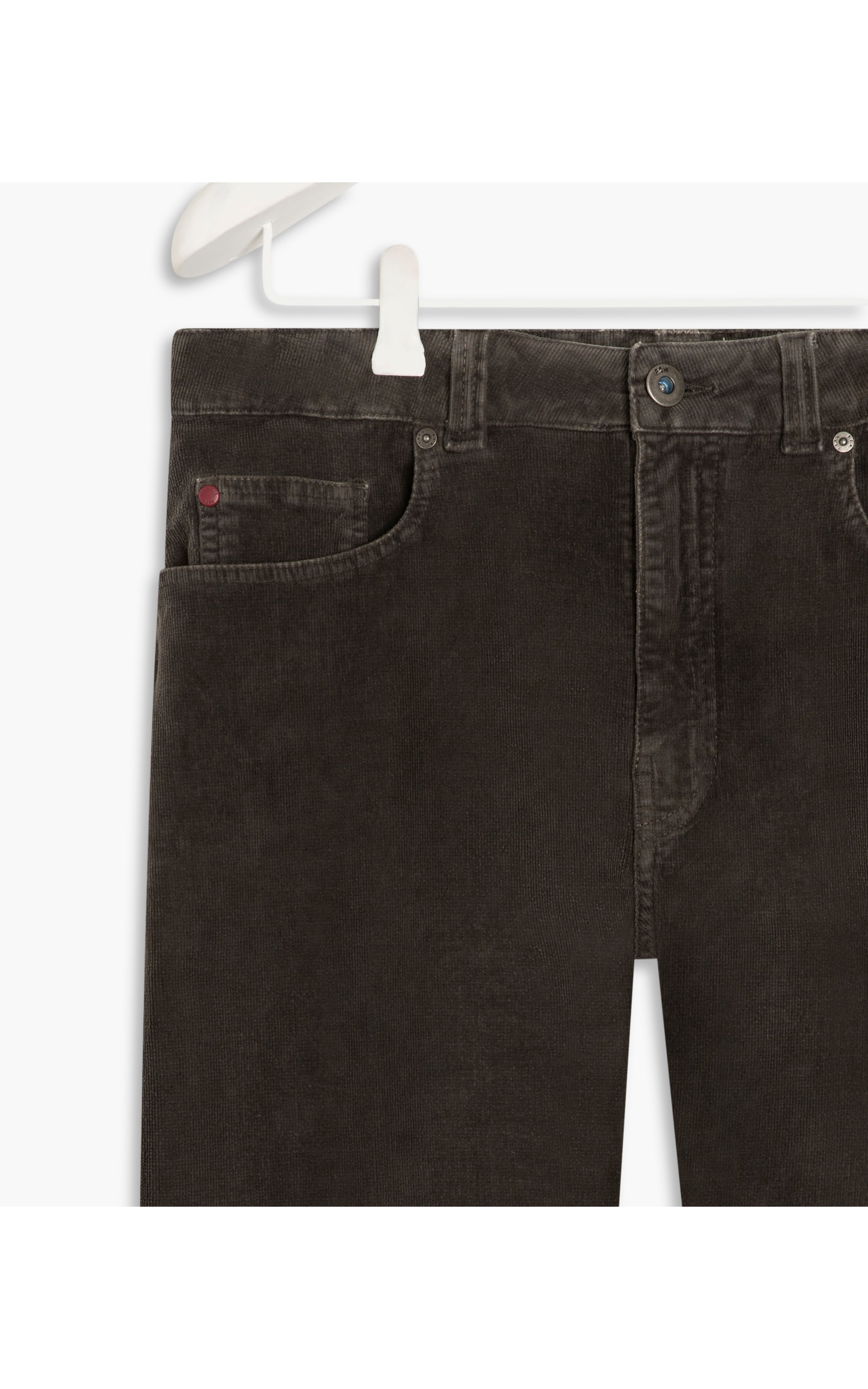 Calça Veludo Five Pckts Charcoal