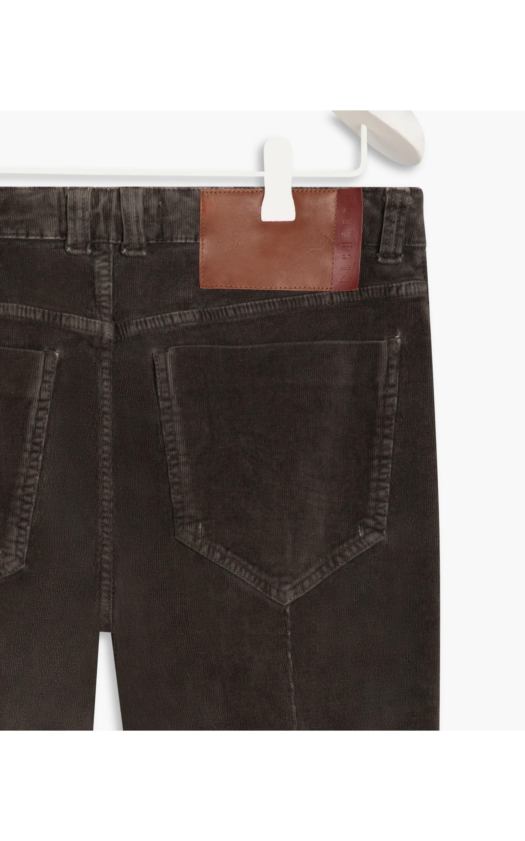 Calça Veludo Five Pckts Charcoal
