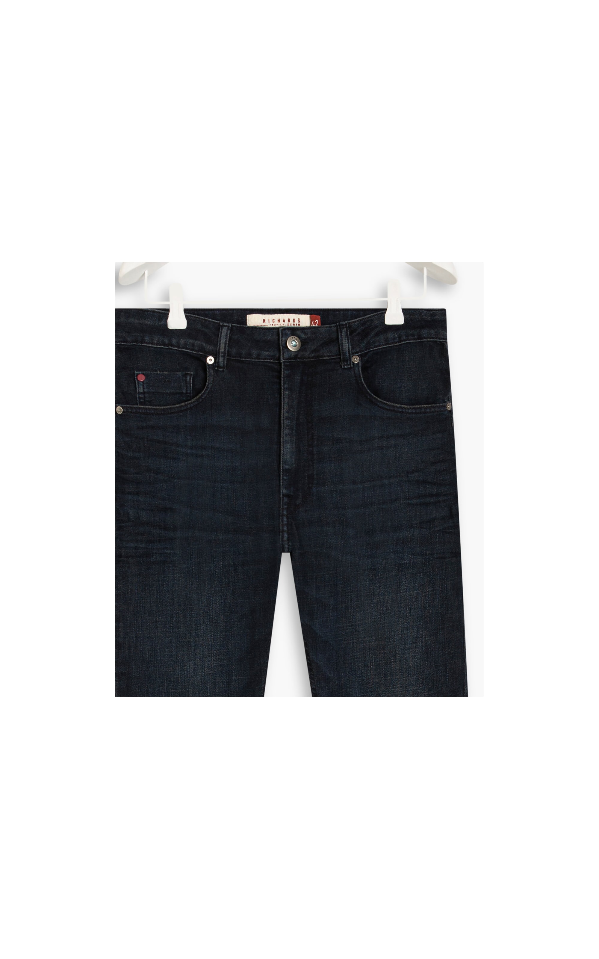 Calça Visco Indigo Elastic Custm Fit Cai Lav.Escuro Dest+used+jato