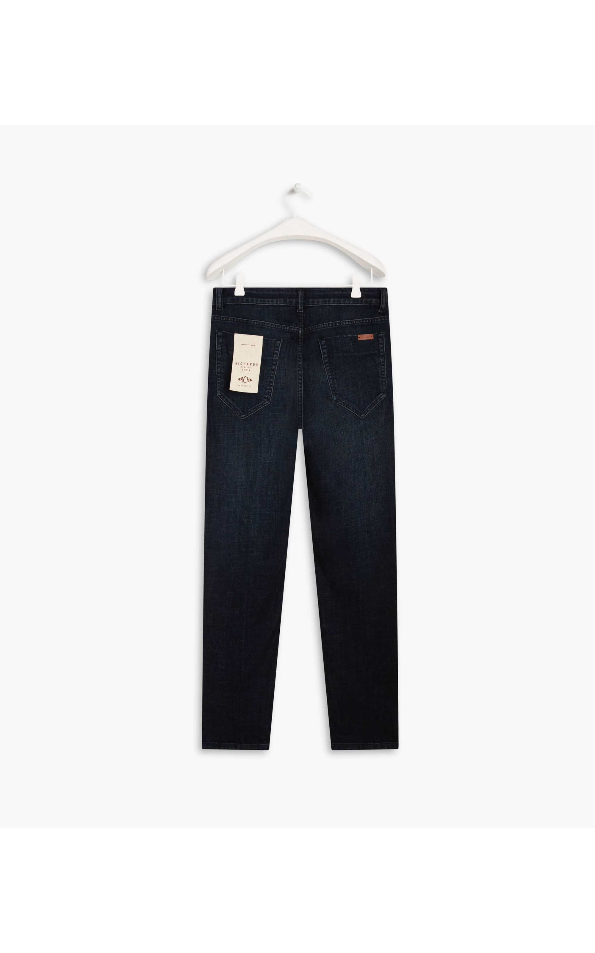 Calça Visco Indigo Elastic Custm Fit Cai Lav.Escuro Dest+used+jato