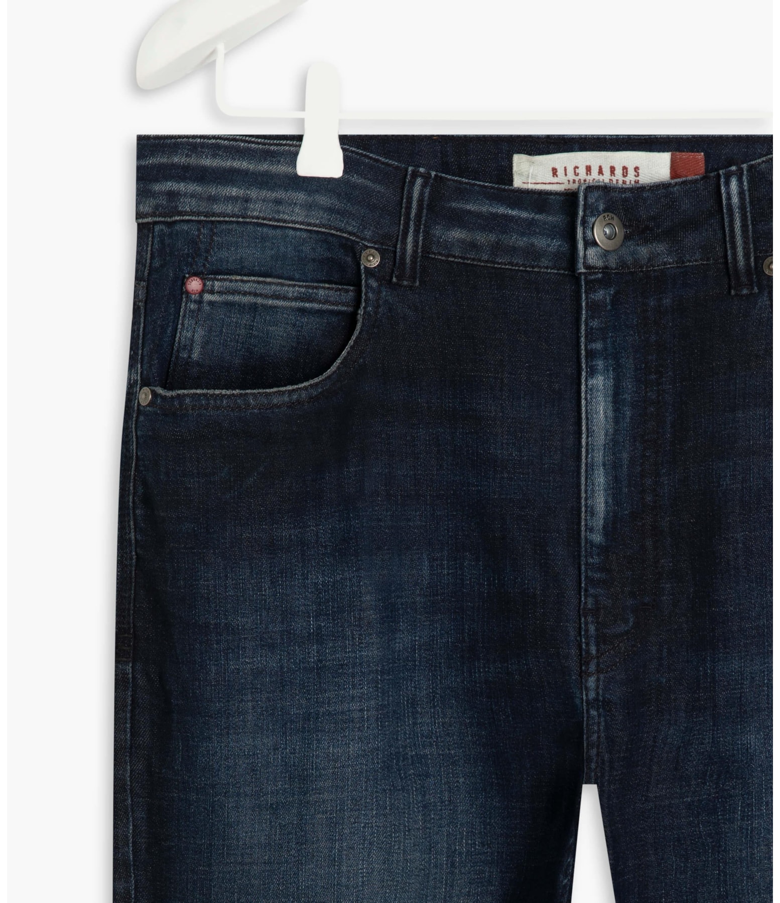 Calça Visco Indigo Elastic Tradicional 5 Lav.Escuro