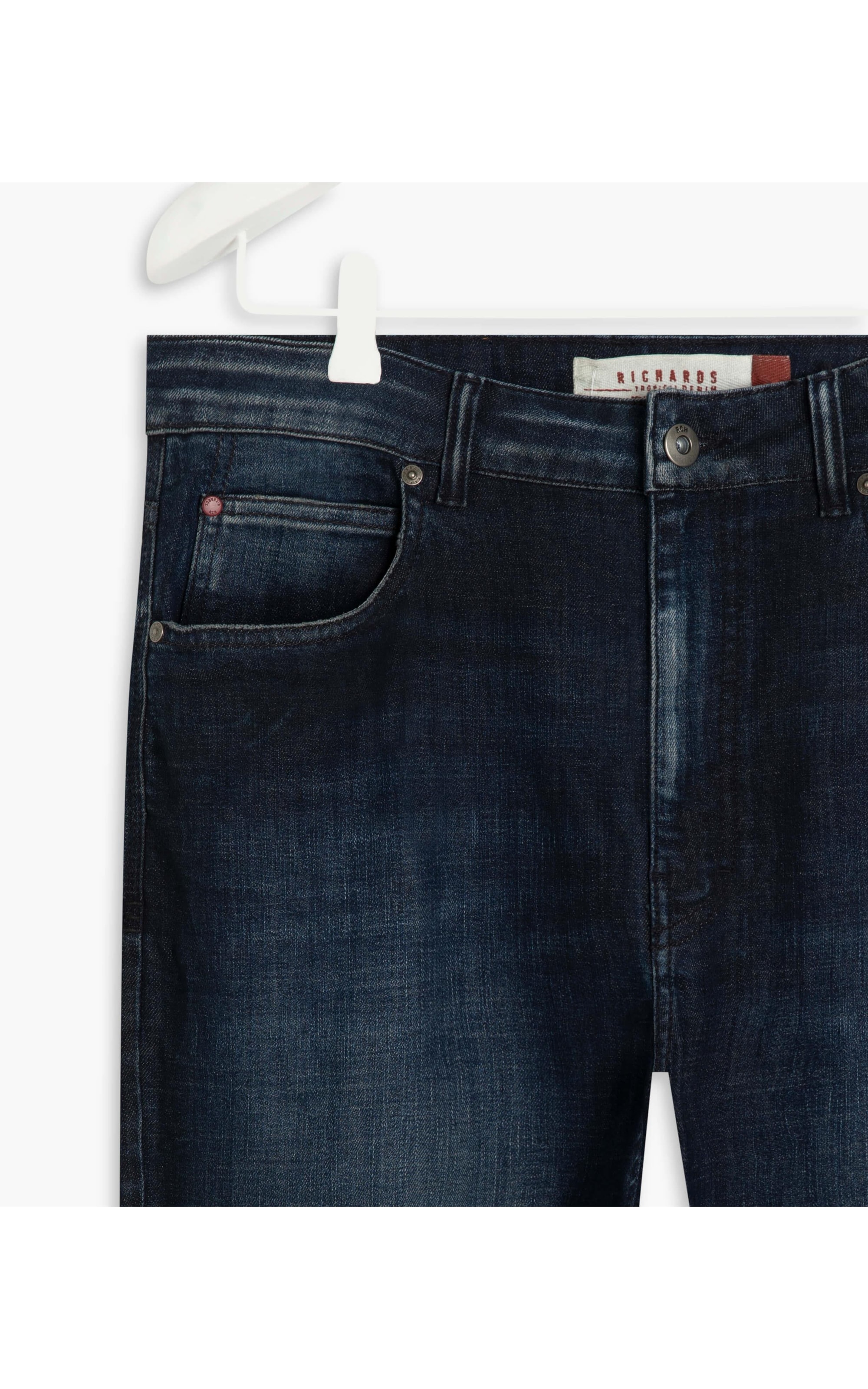 Calça Visco Indigo Elastic Tradicional 5 Lav.Escuro
