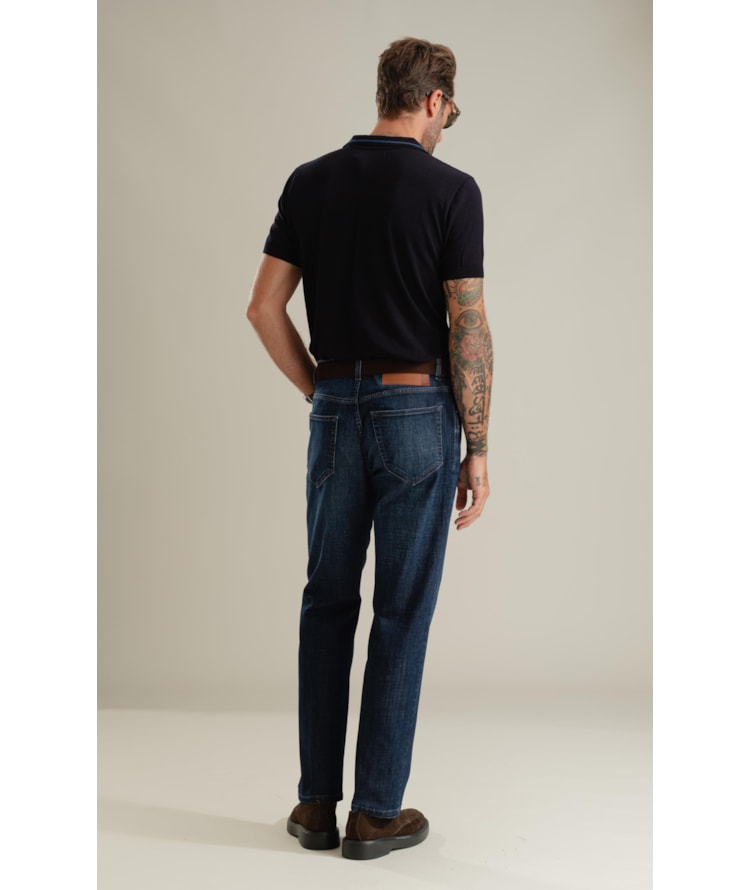 Calça Visco Indigo Escuro C/ Stone