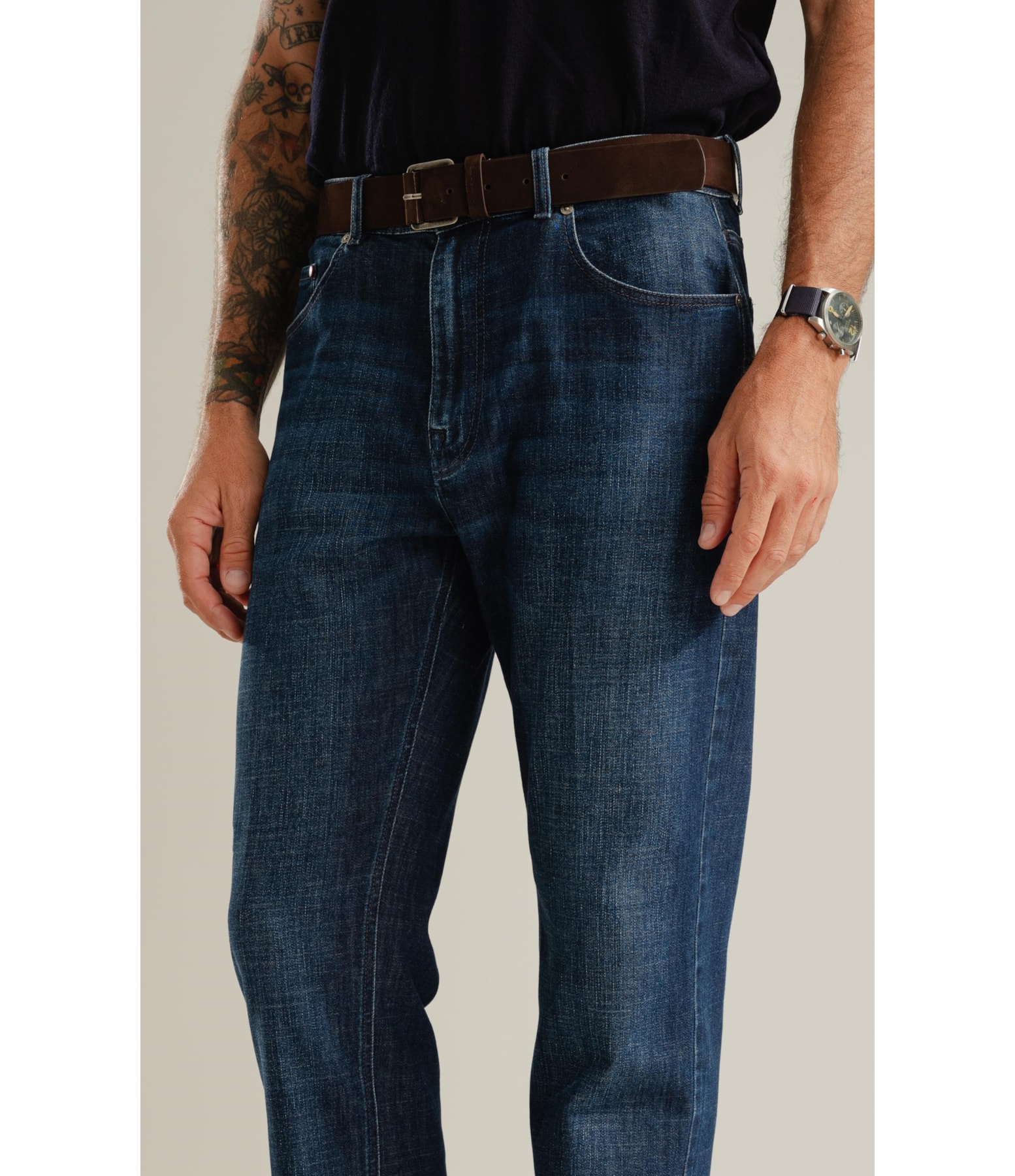 Calça Visco Indigo Escuro C/ Stone