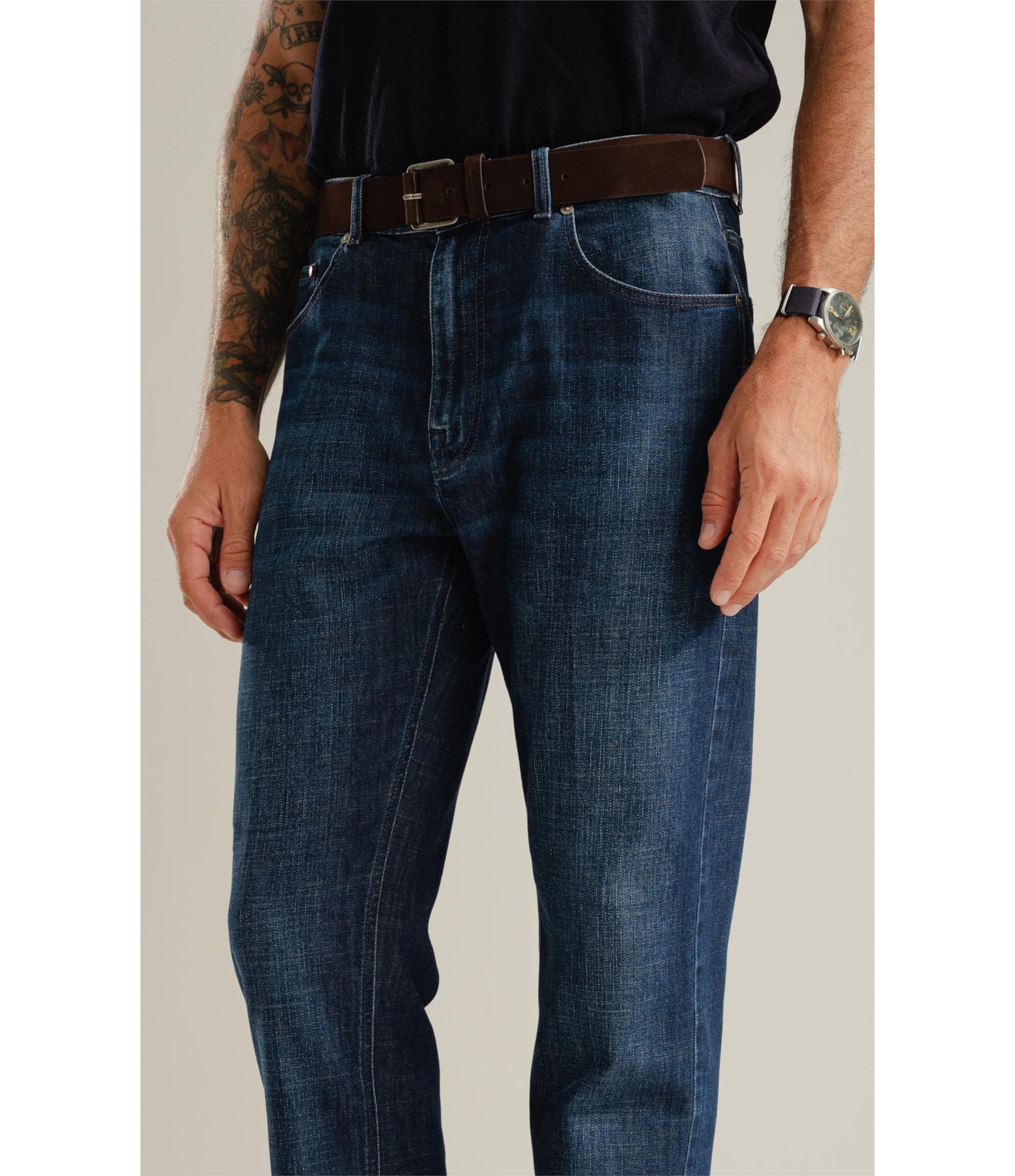 Calça Visco Indigo Escuro C/ Stone