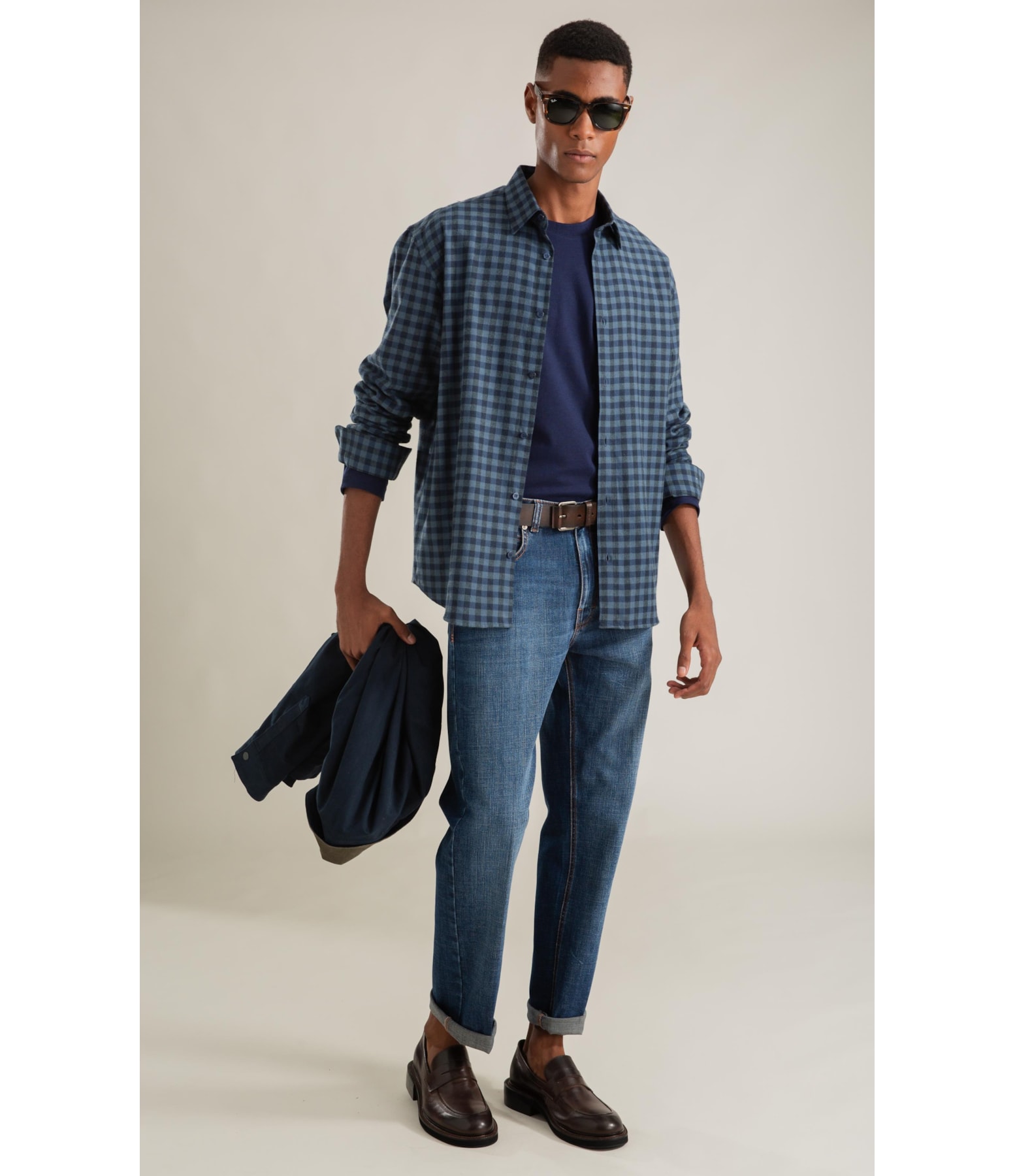 Calça Visco Indigo Lav. Médio C/ Sky