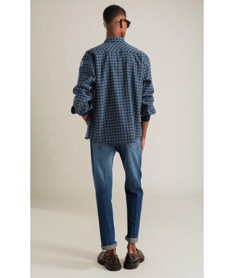 Calça Visco Indigo Lav. Médio C/ Sky