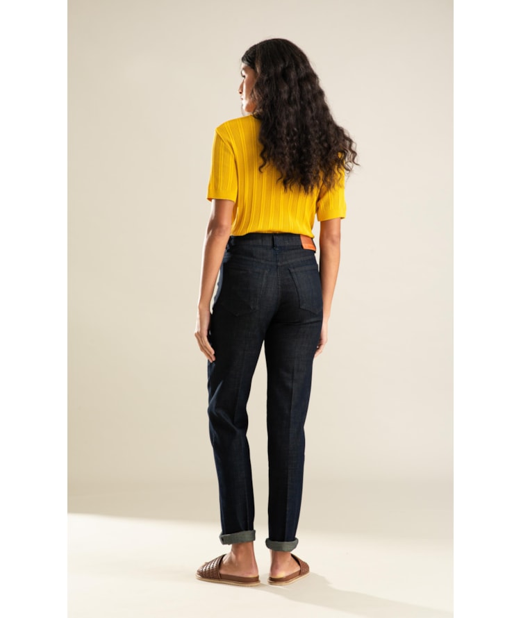 Calça Visco Indigo Reta Luma Lav. 36 - Amaciado C/ Resina