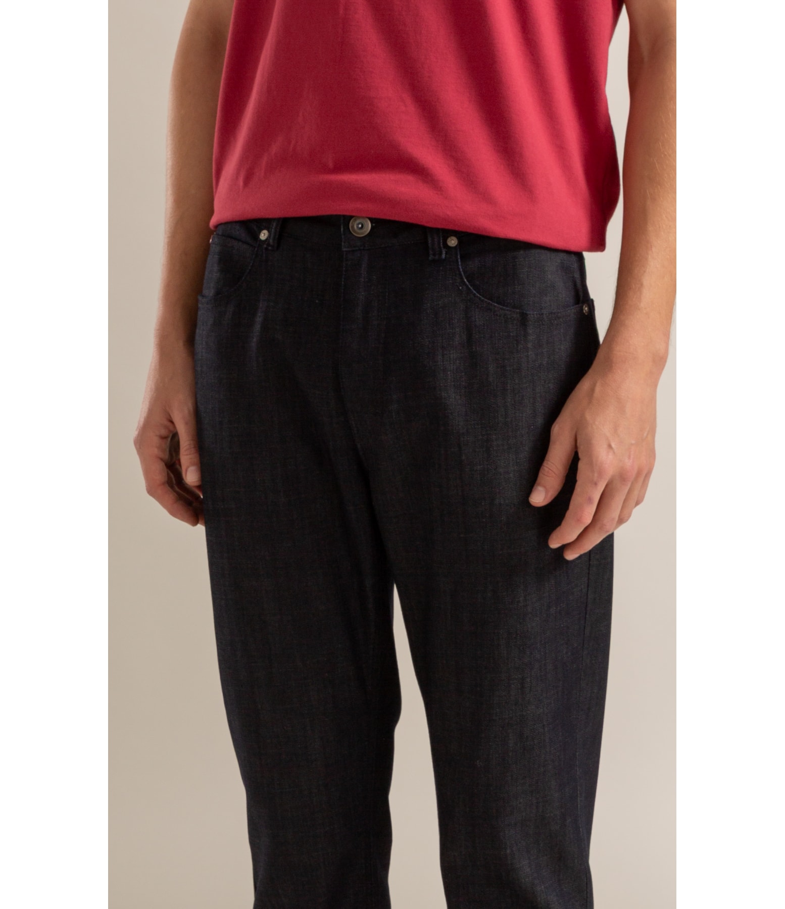 Calça Visco Indigo Tradicional Five Pockets Lav.Amaciado