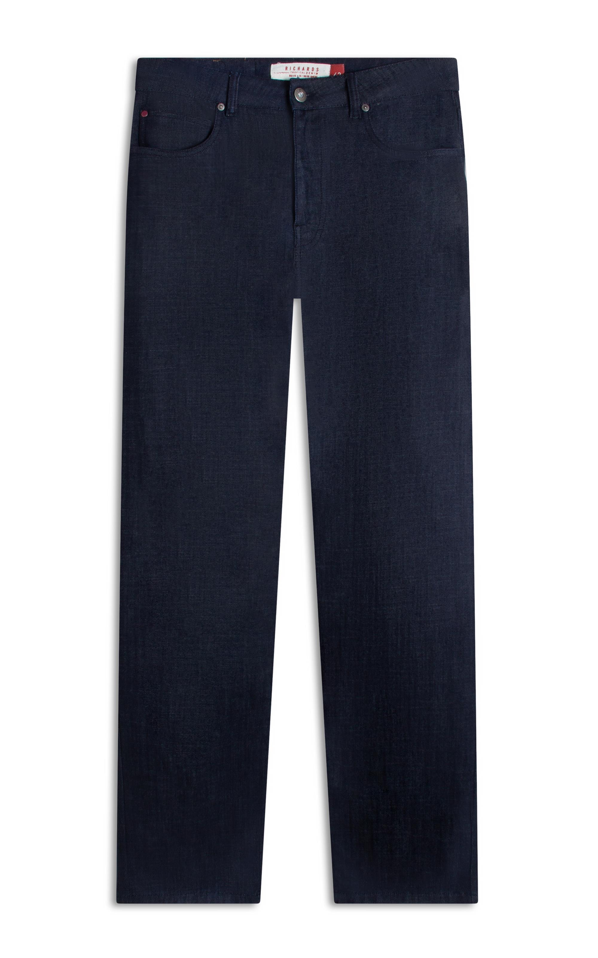 Calça Visco Indigo Tradicional Five Pockets Lav.Amaciado C/ Resina i